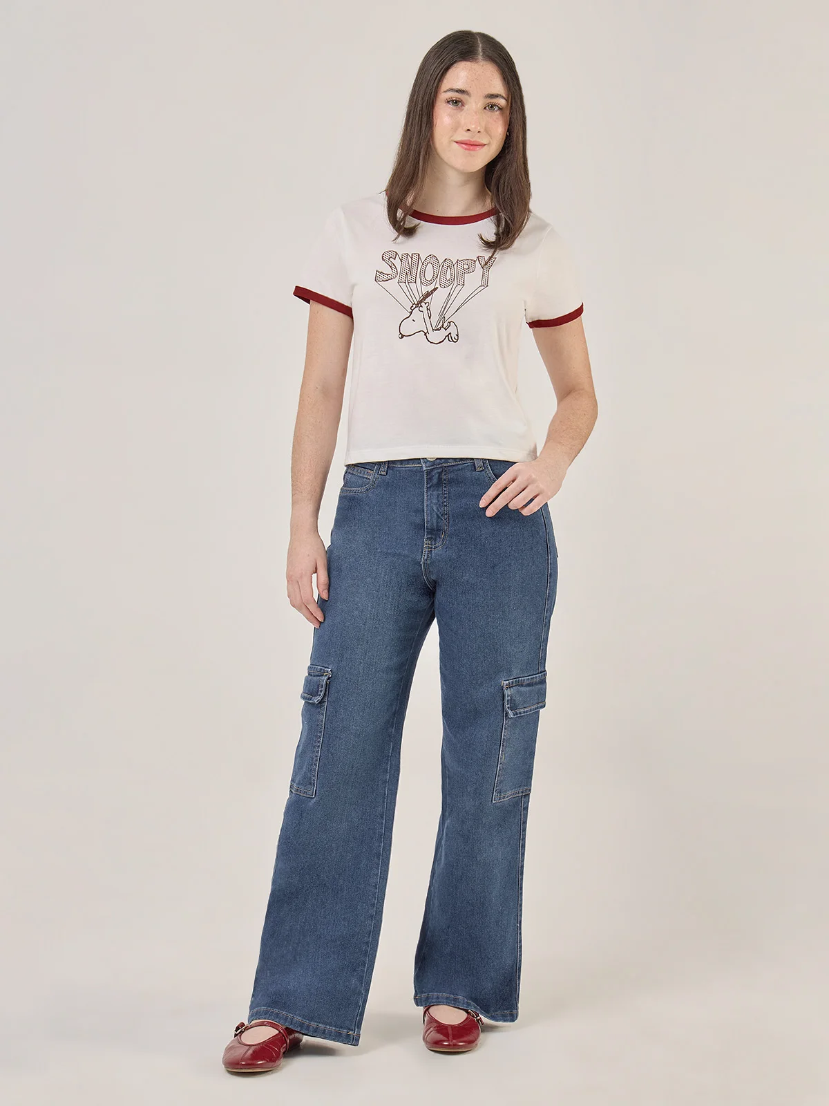 POLO MANGA CORTA MUJER INDEX SNOOPY - 5