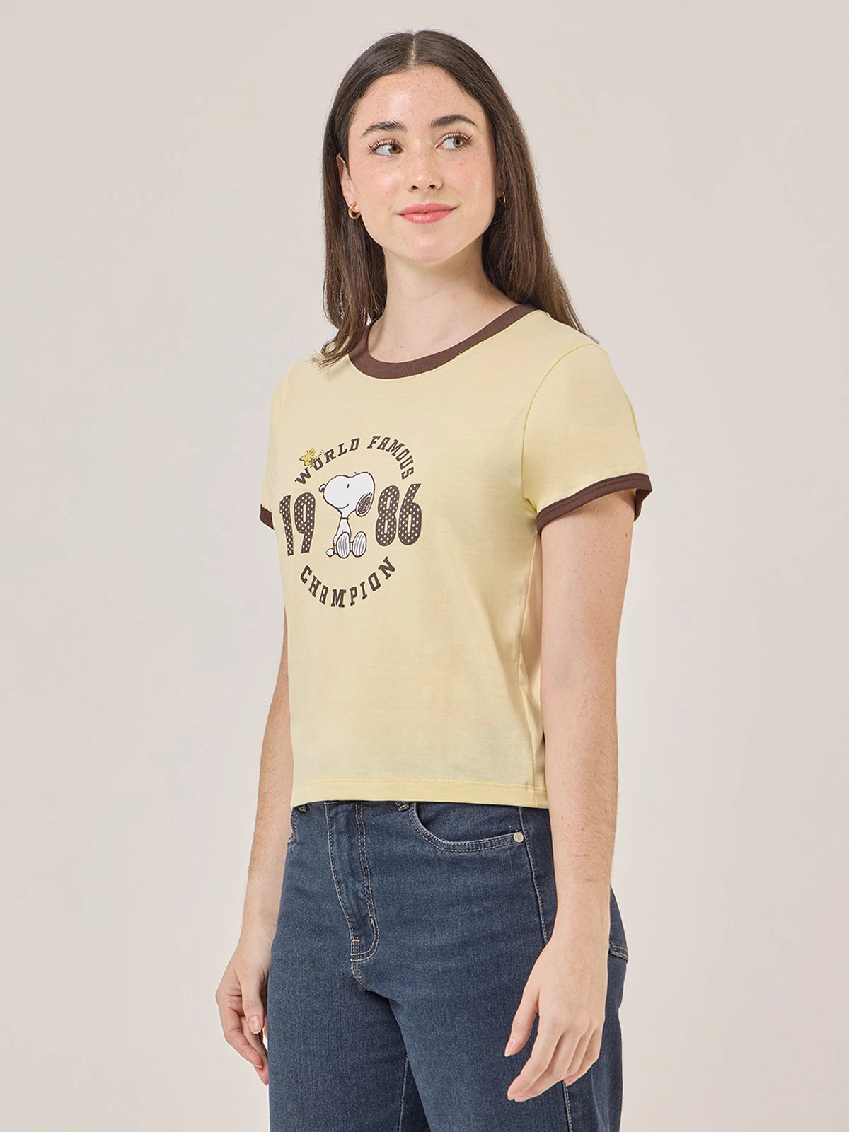 POLO MANGA CORTA MUJER INDEX SNOOPY - 3