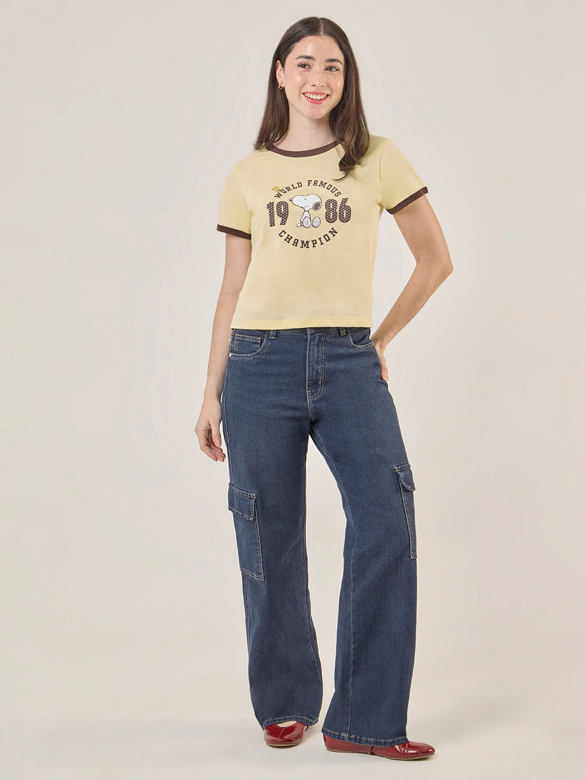 POLO MANGA CORTA MUJER INDEX SNOOPY - 5