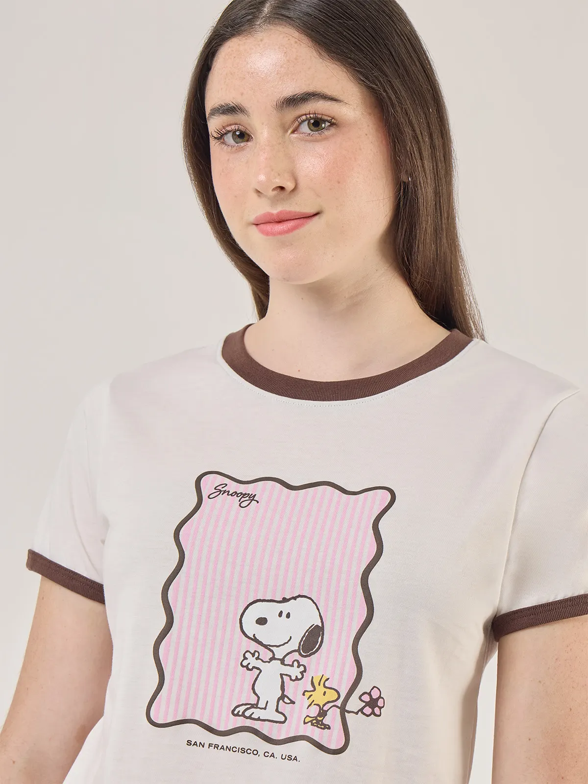 POLO MANGA CORTA MUJER INDEX SNOOPY - 4