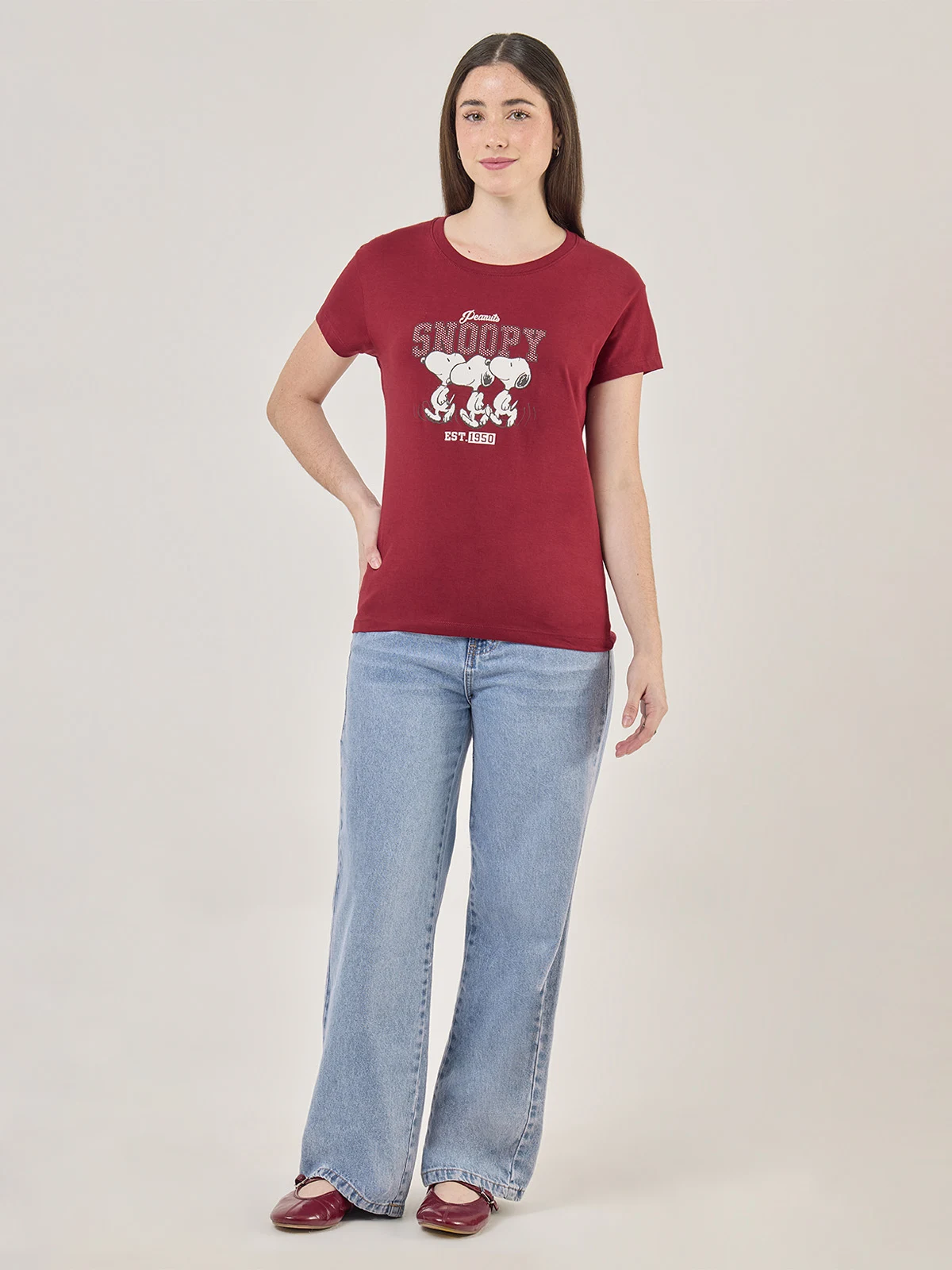 POLO MANGA CORTA MUJER INDEX SNOOPY - 5