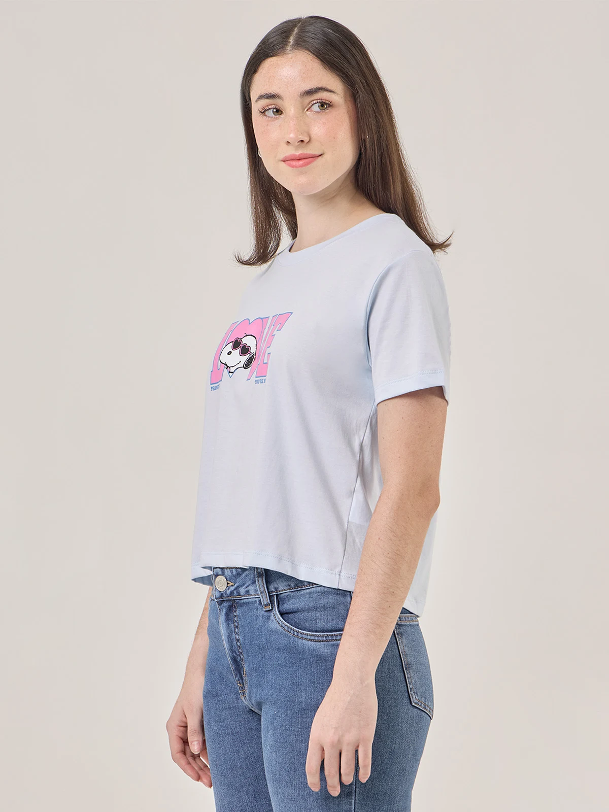 POLO MANGA CORTA MUJER INDEX SNOOPY BOXY - 3