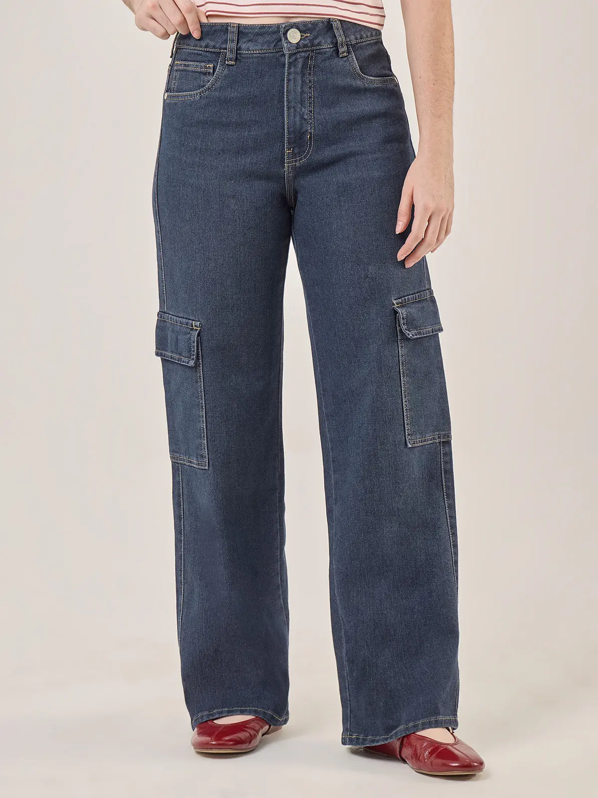 JEANS CARGO MUJER INDEX - 3