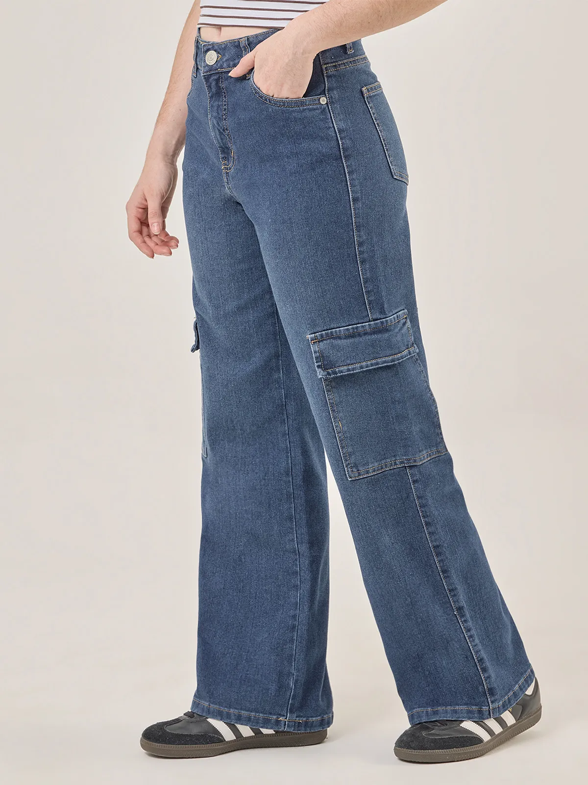 JEANS CARGO MUJER INDEX - 5