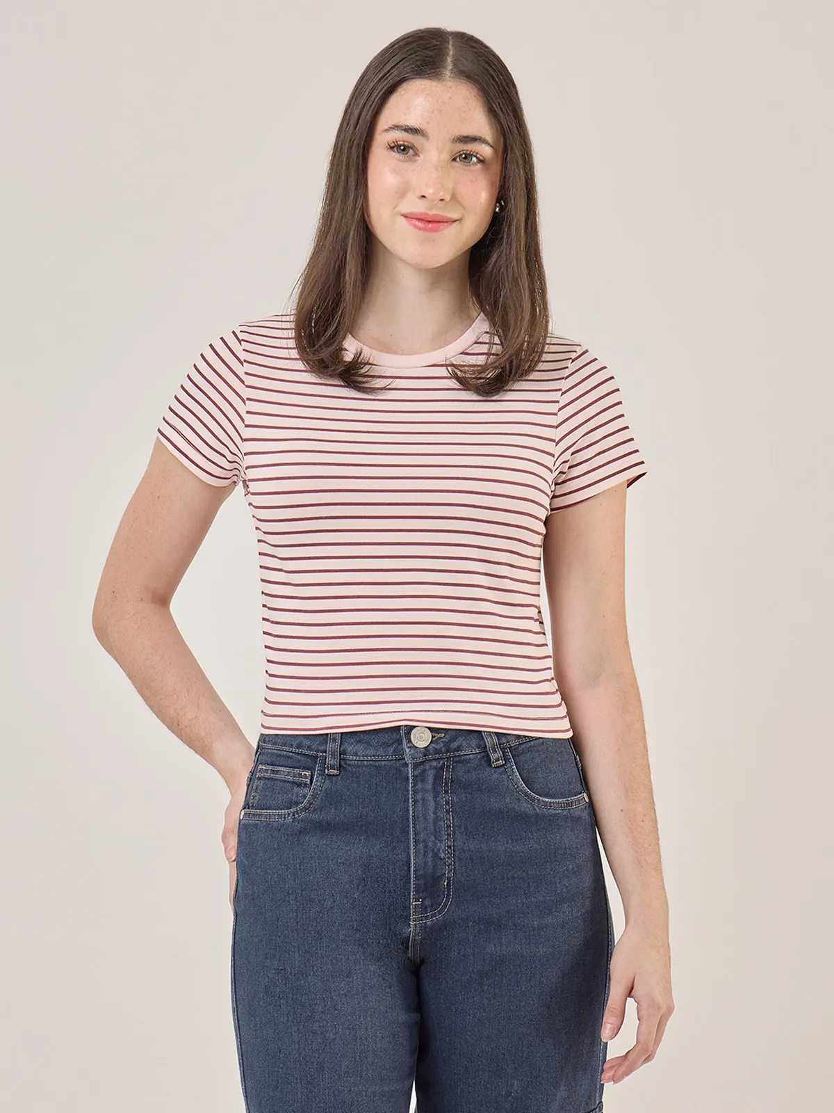 POLO MANGA CORTA MUJER INDEX BÁSICA PRINT - 1