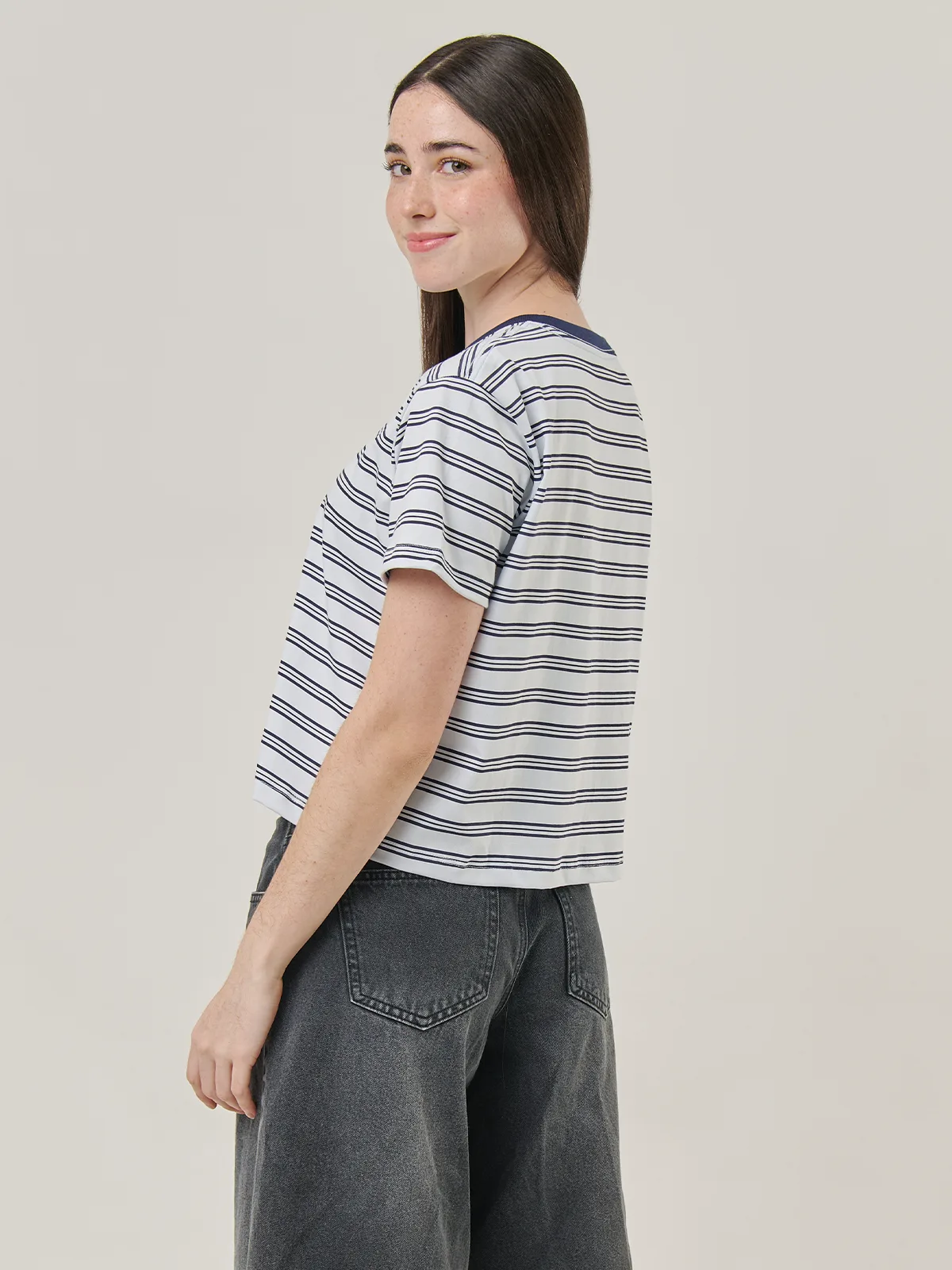 POLO MANGA CORTA MUJER INDEX BOXY PRINT - 2