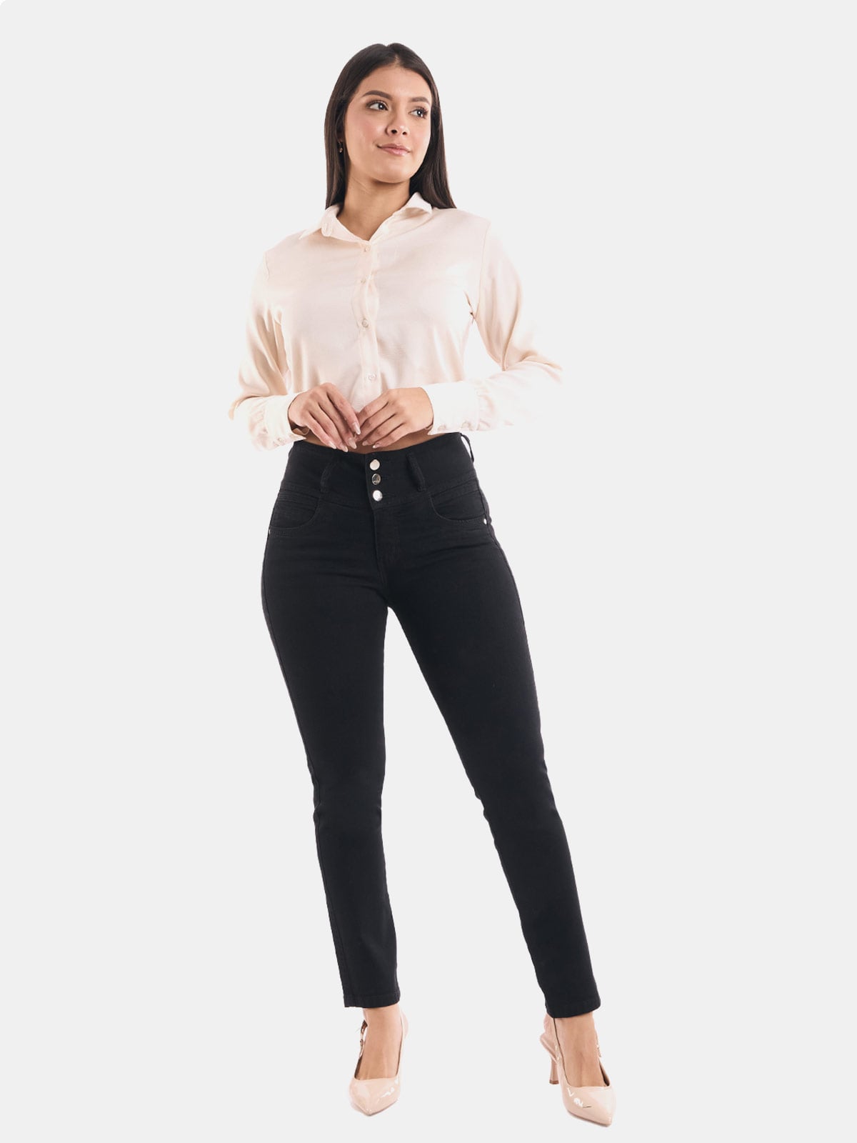 JEAN SEMIPITILLO MUJER METAL JEANS RUTH - 1
