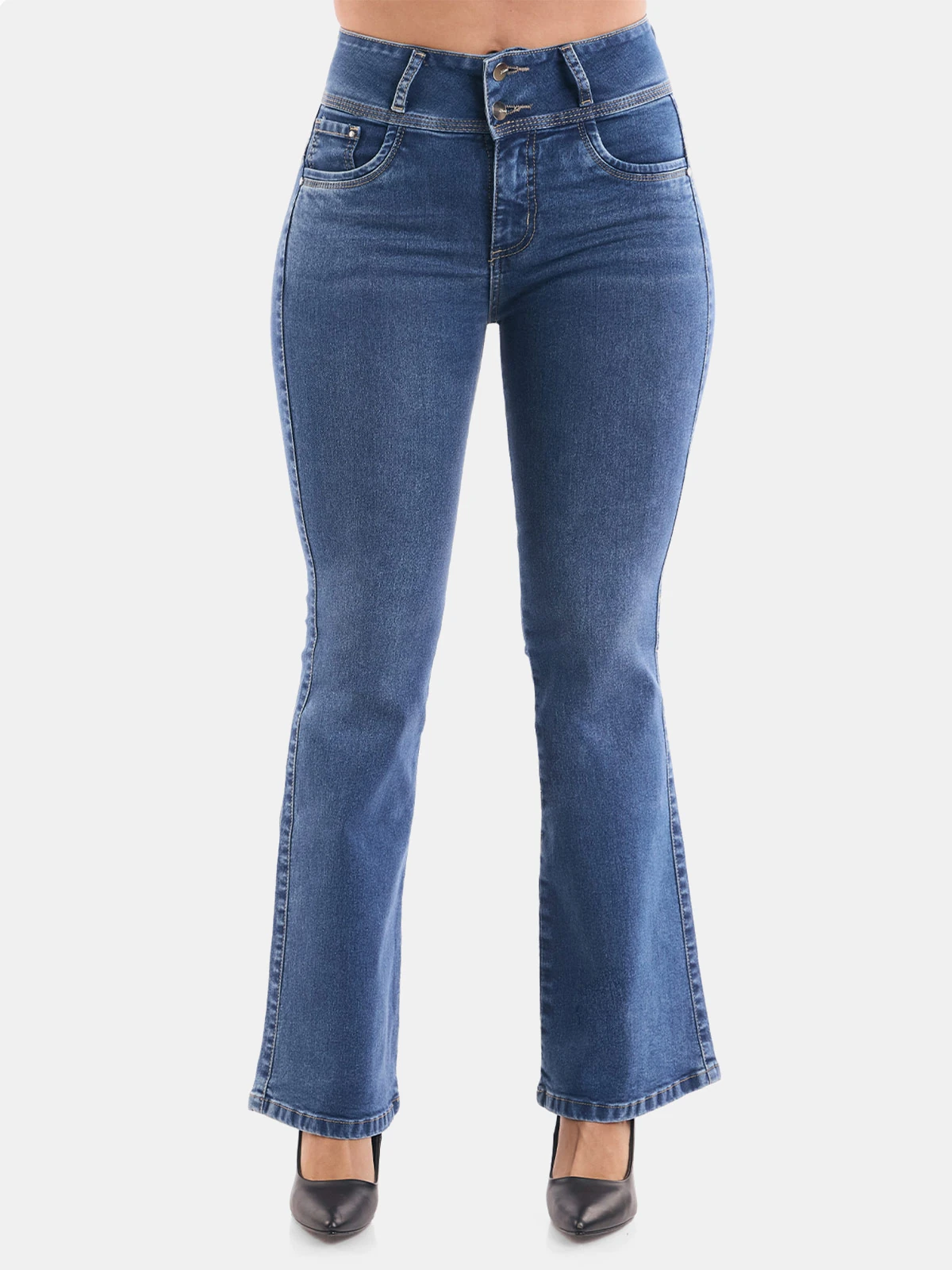 JEANA ALGODÓN FLARE MUJER METAL JEANS DORALIZA - 2