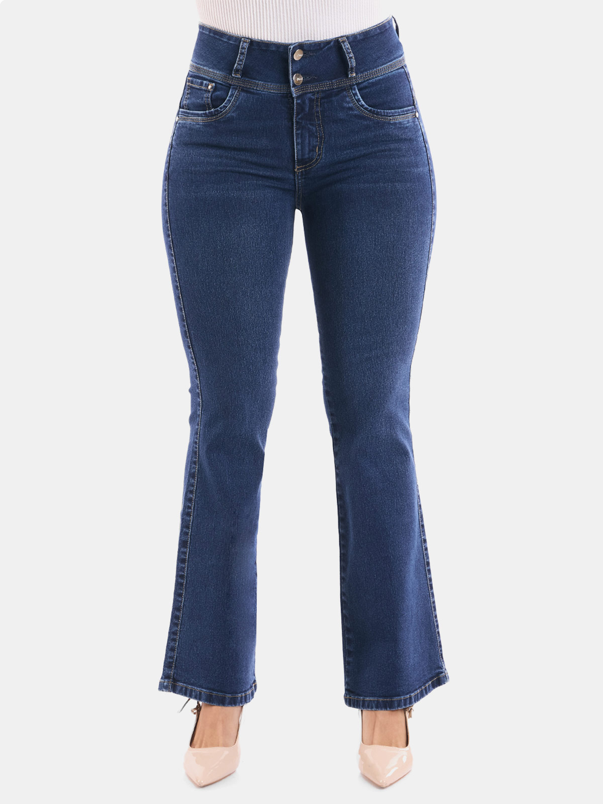 JEANA ALGODÓN FLARE MUJER METAL JEANS DORALIZA - 2