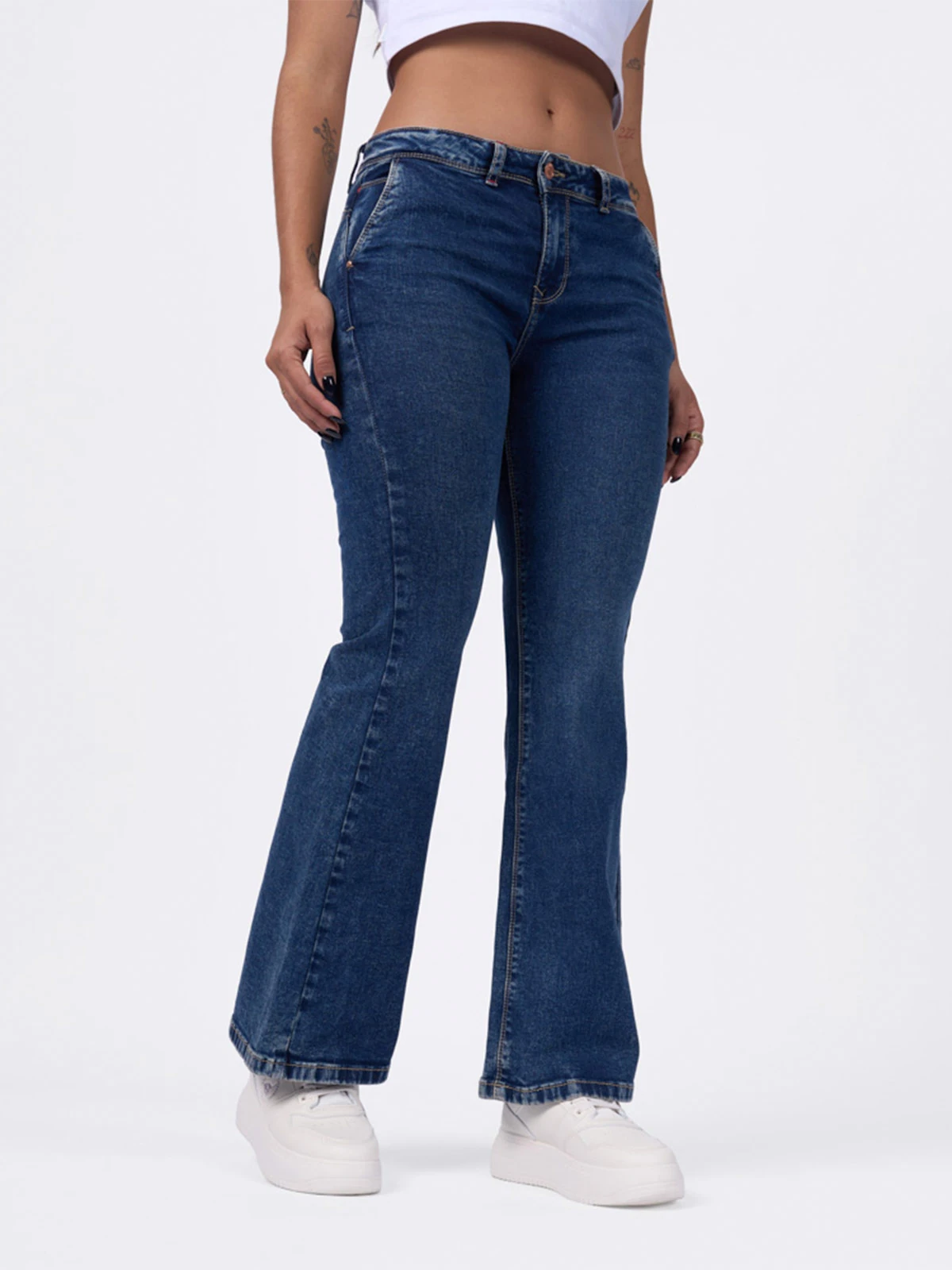 JEAN FLARE MUJER MACHINE FARANG - 2