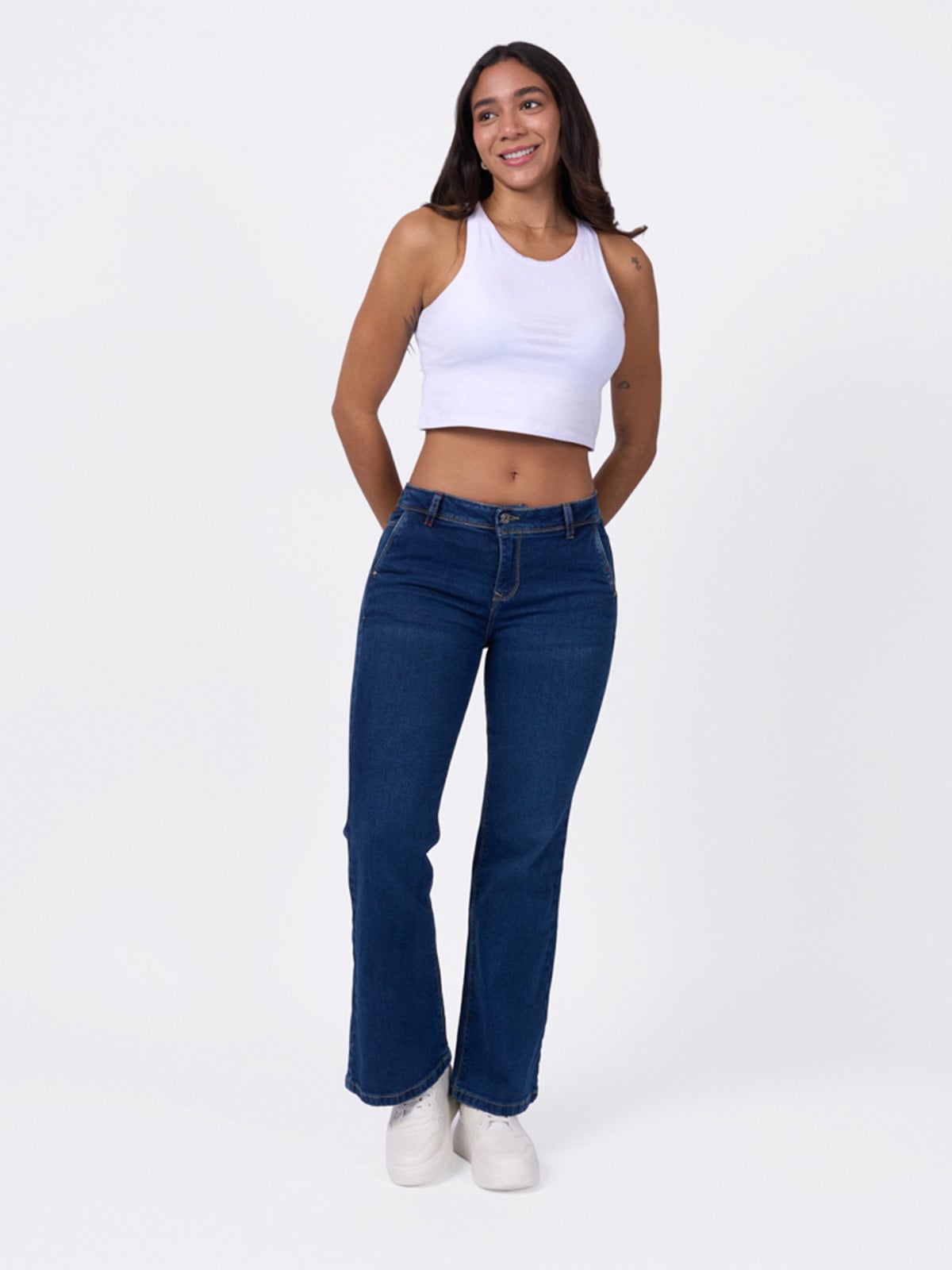 JEAN FLARE MUJER MACHINE FARANG - 1