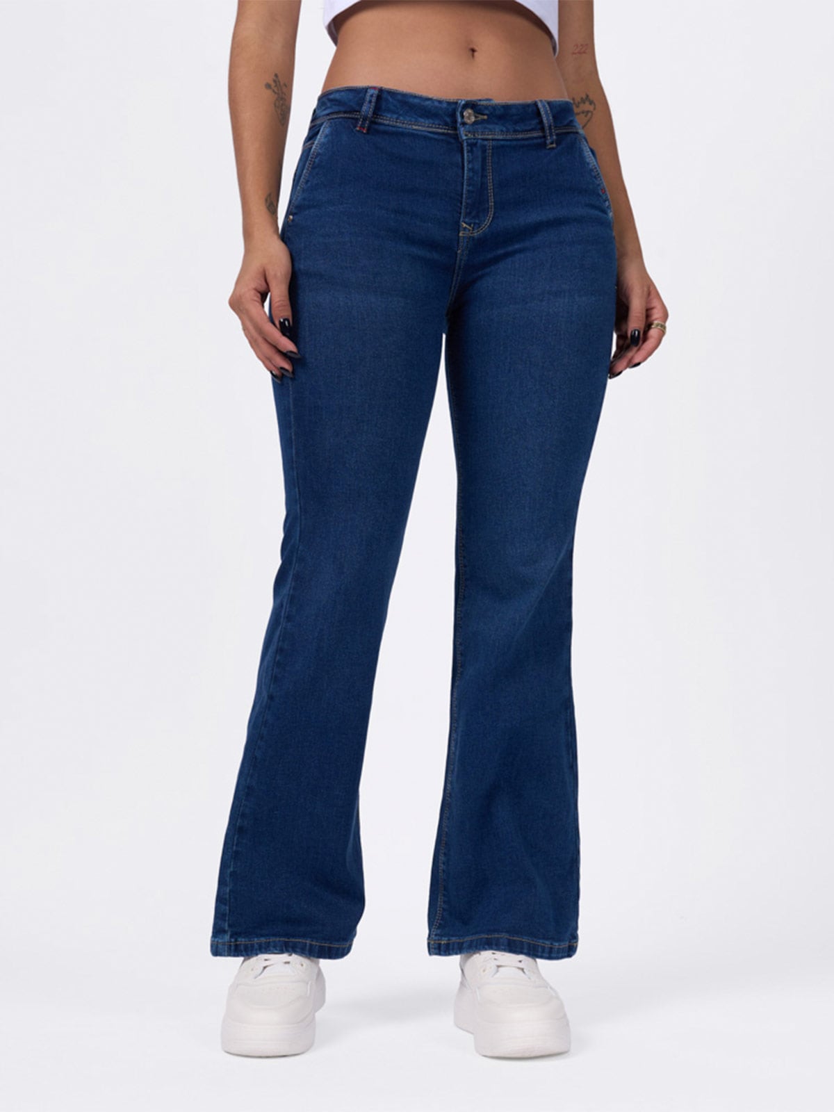 JEAN FLARE MUJER MACHINE FARANG - 2