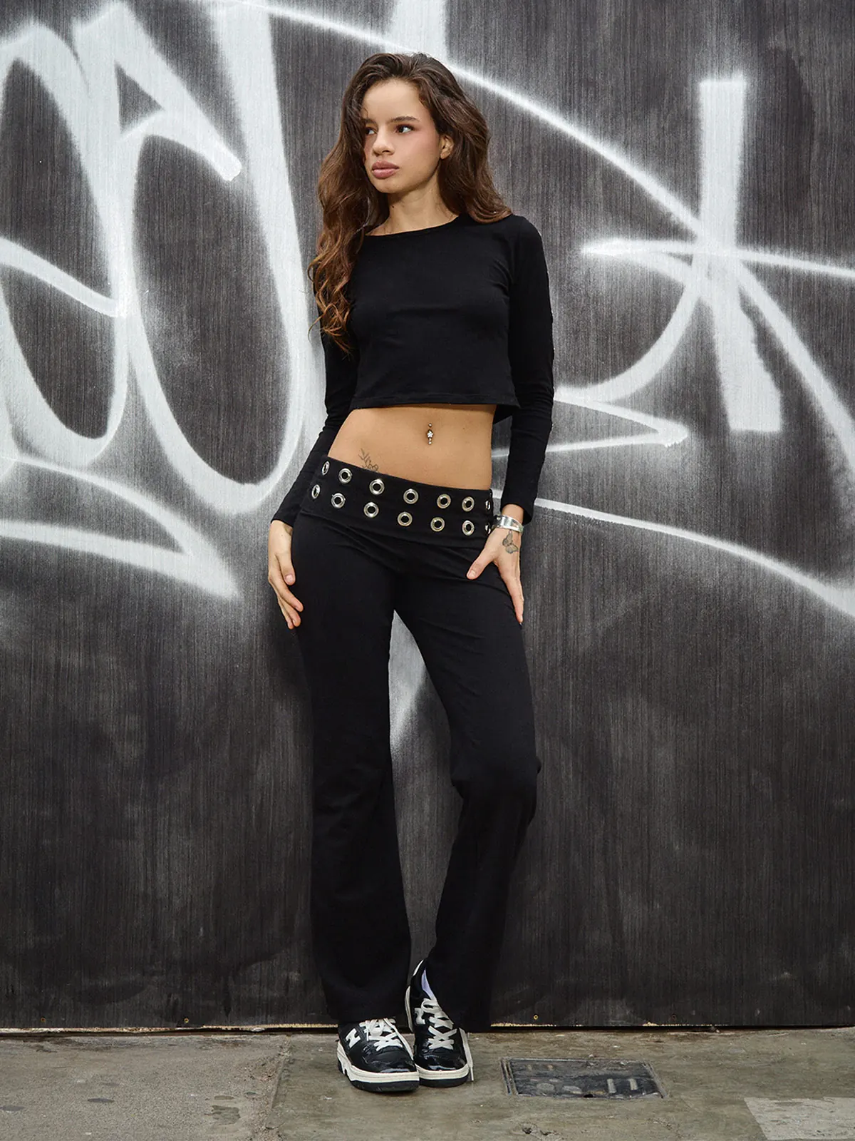 PANTALÓN REGULAR MUJER ALEJANDRA BAIGORRIA NEGRO YADIRA - 1