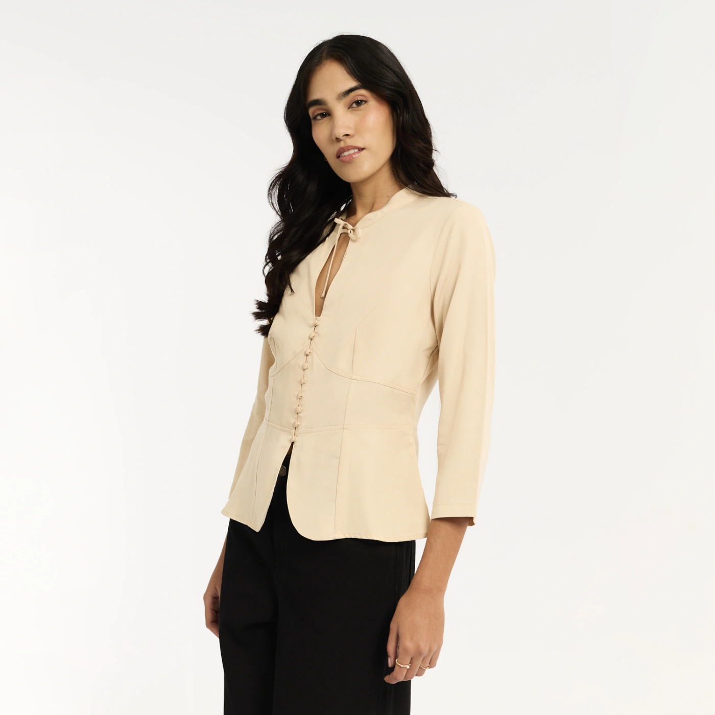 BLUSA MANGA 3/4 MUJER MENTHA Y CHOCOLATE REA ARENA - 1