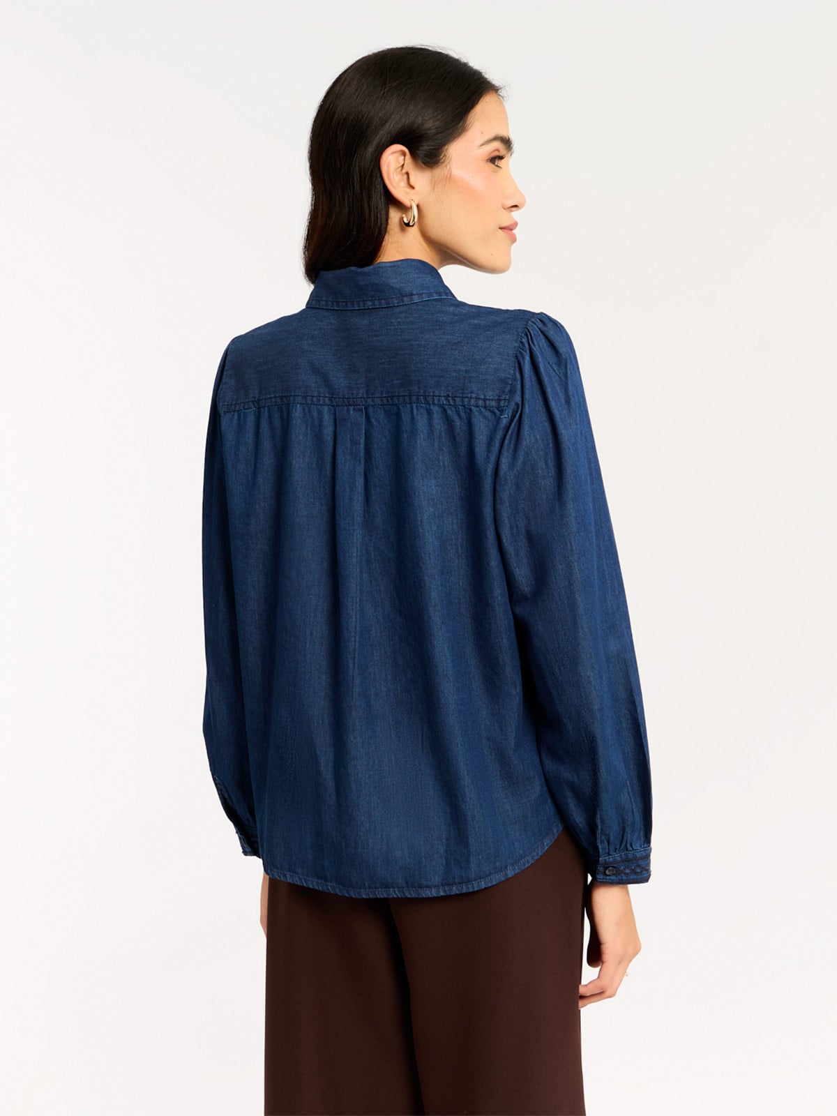 BLUSA MANGA CORTA MUJER MENTHA Y CHOCOLATE - 2