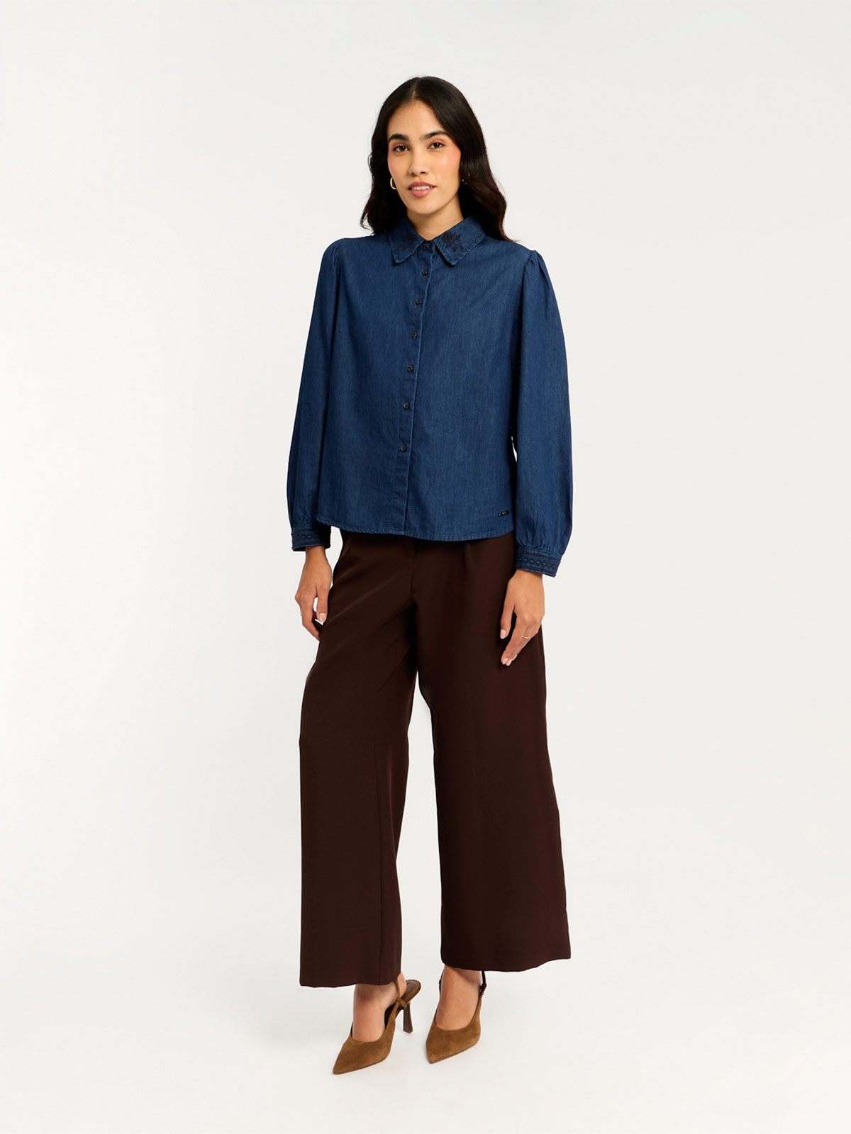 BLUSA MANGA CORTA MUJER MENTHA Y CHOCOLATE - 4