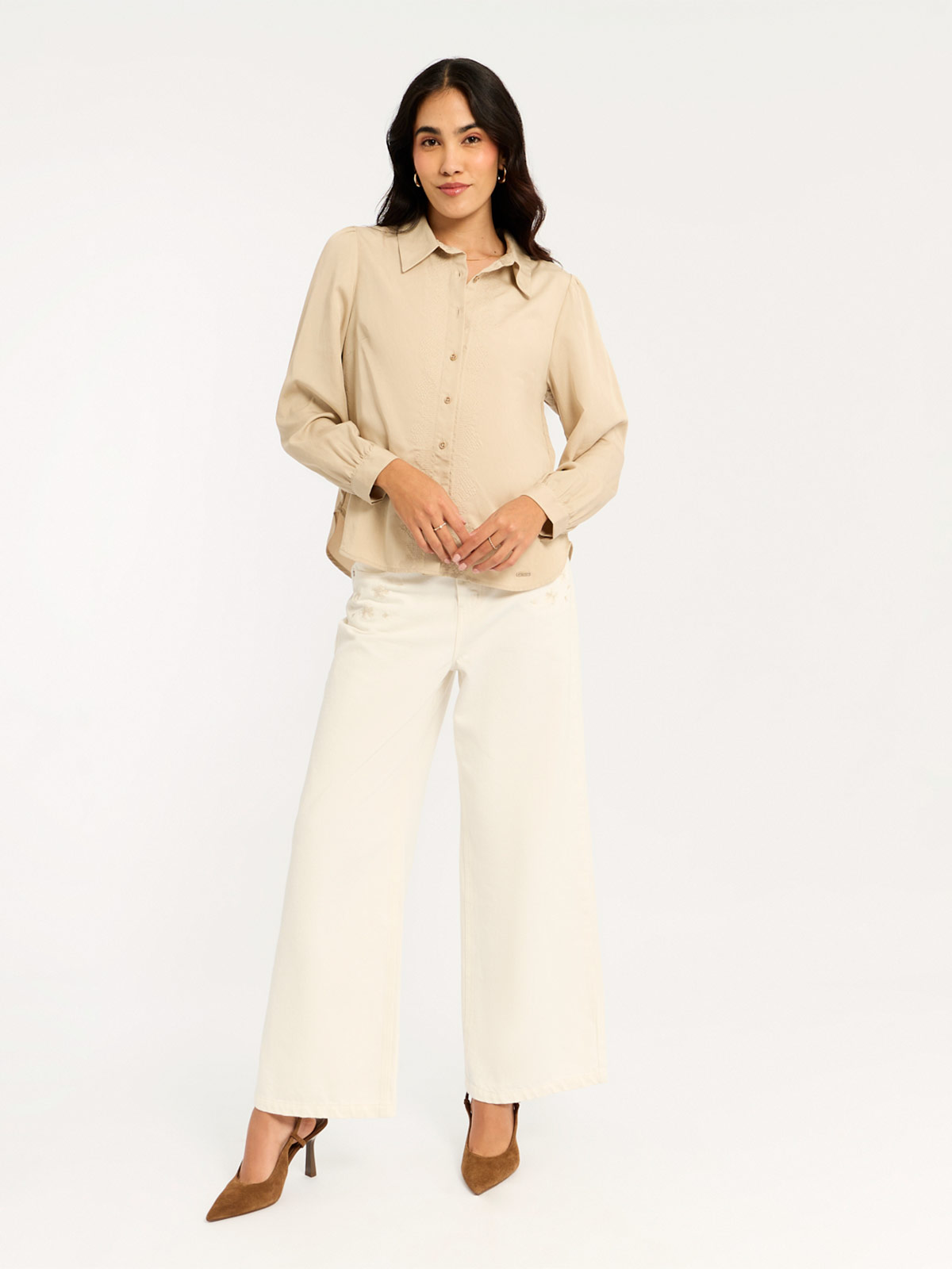 BLUSA MANGA CORTA MUJER MENTHA Y CHOCOLATE - 4