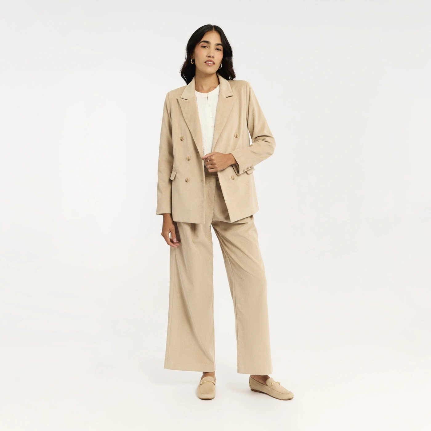 BLAZER MUJER MENTHA Y CHOCOLATE RAINE - 3
