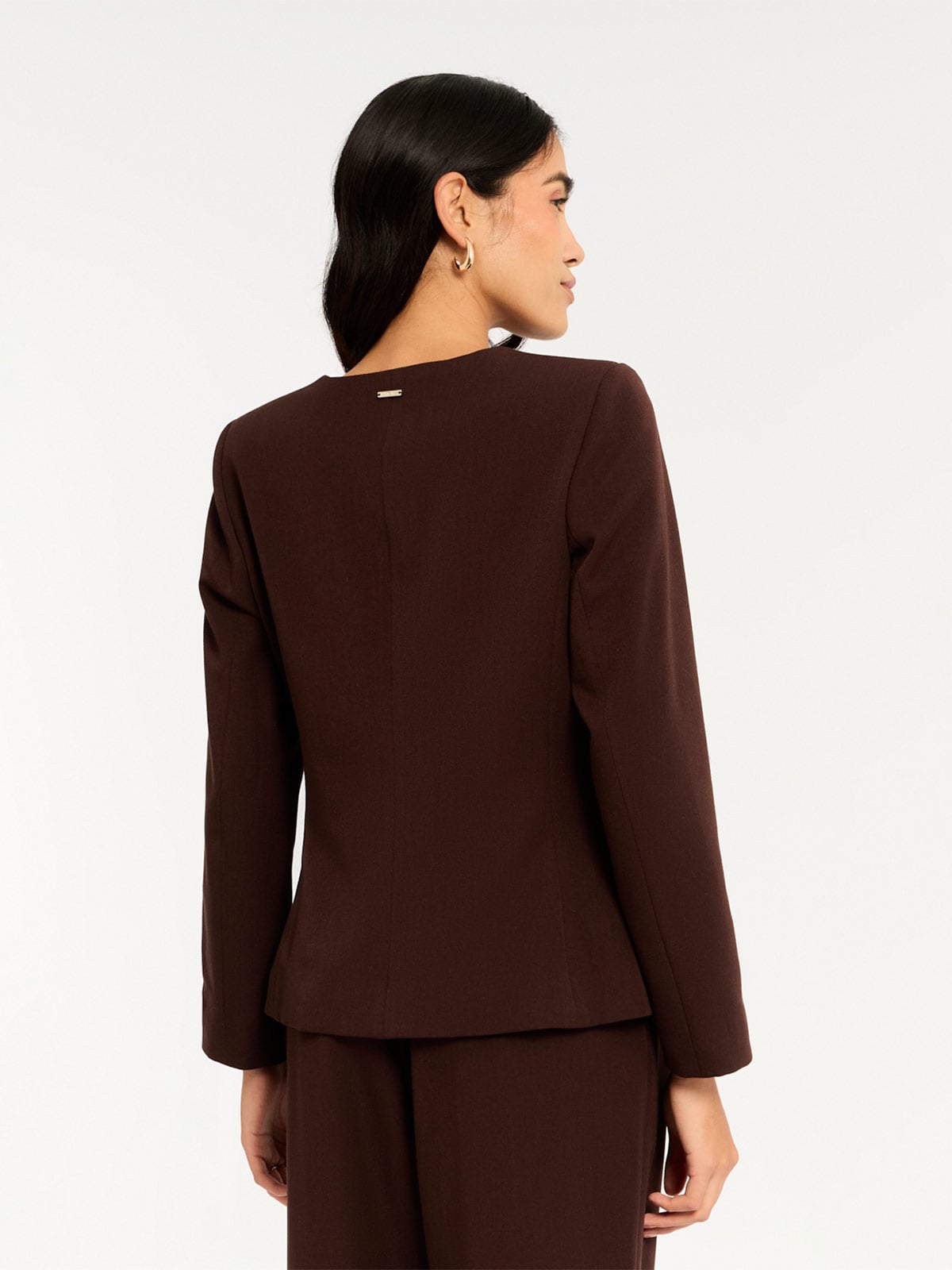 BLAZER MUJER MENTHA Y CHOCOLATE - 2
