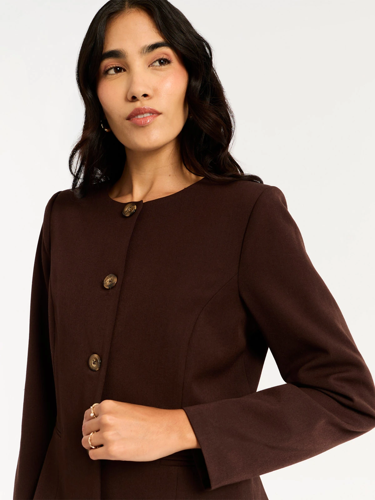 BLAZER MUJER MENTHA Y CHOCOLATE - 3