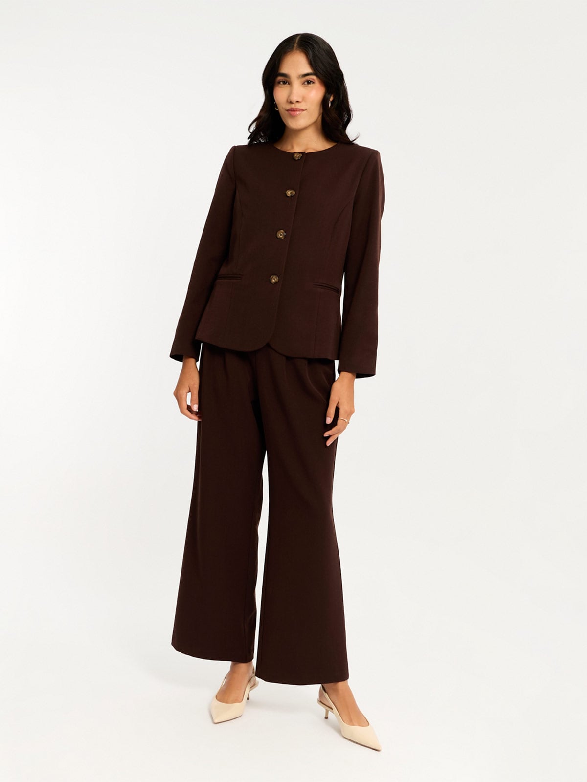 BLAZER MUJER MENTHA Y CHOCOLATE - 4