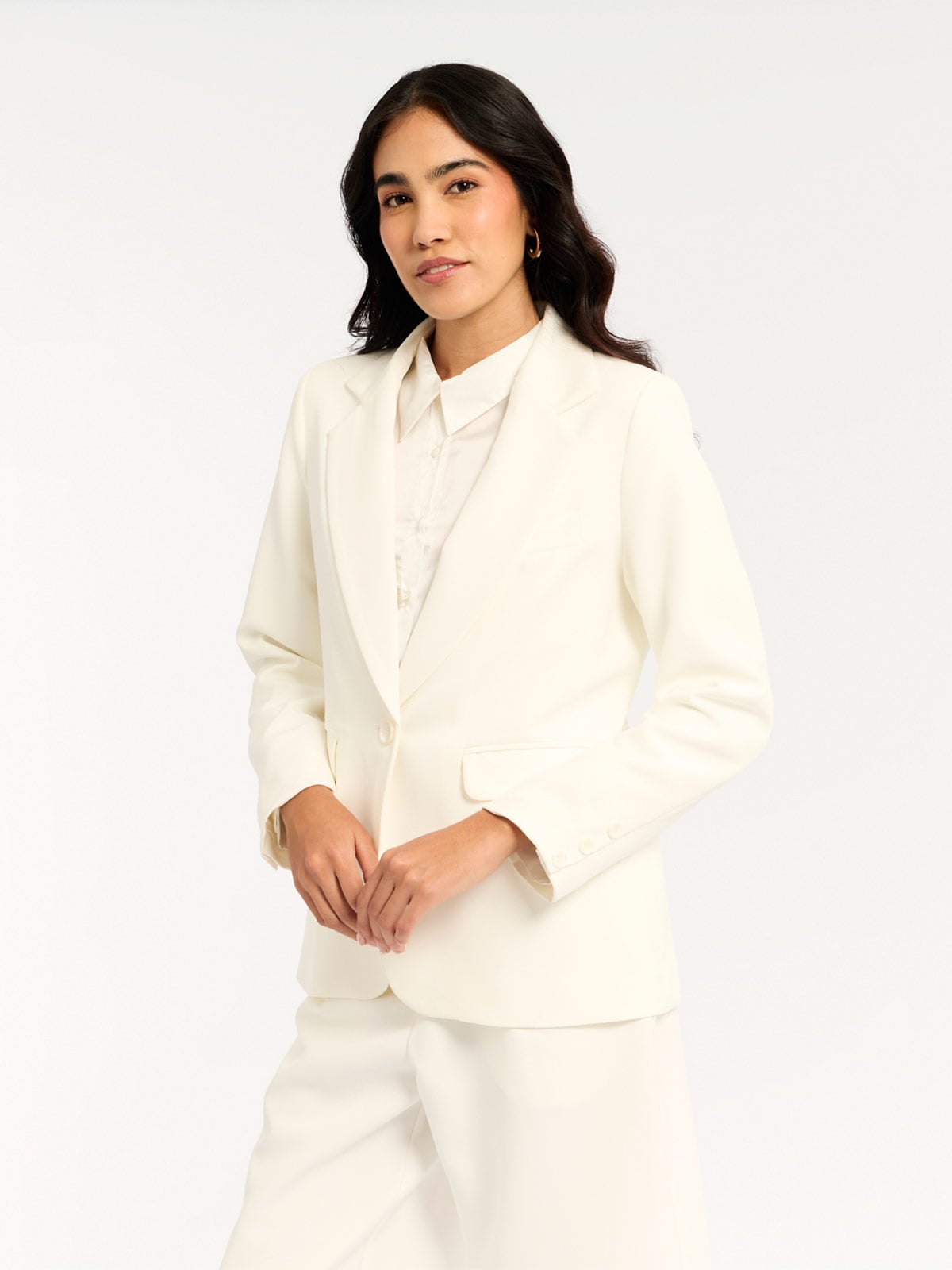 BLAZER MANGA LARGA MUJER MENTHA Y CHOCOLATE - 2