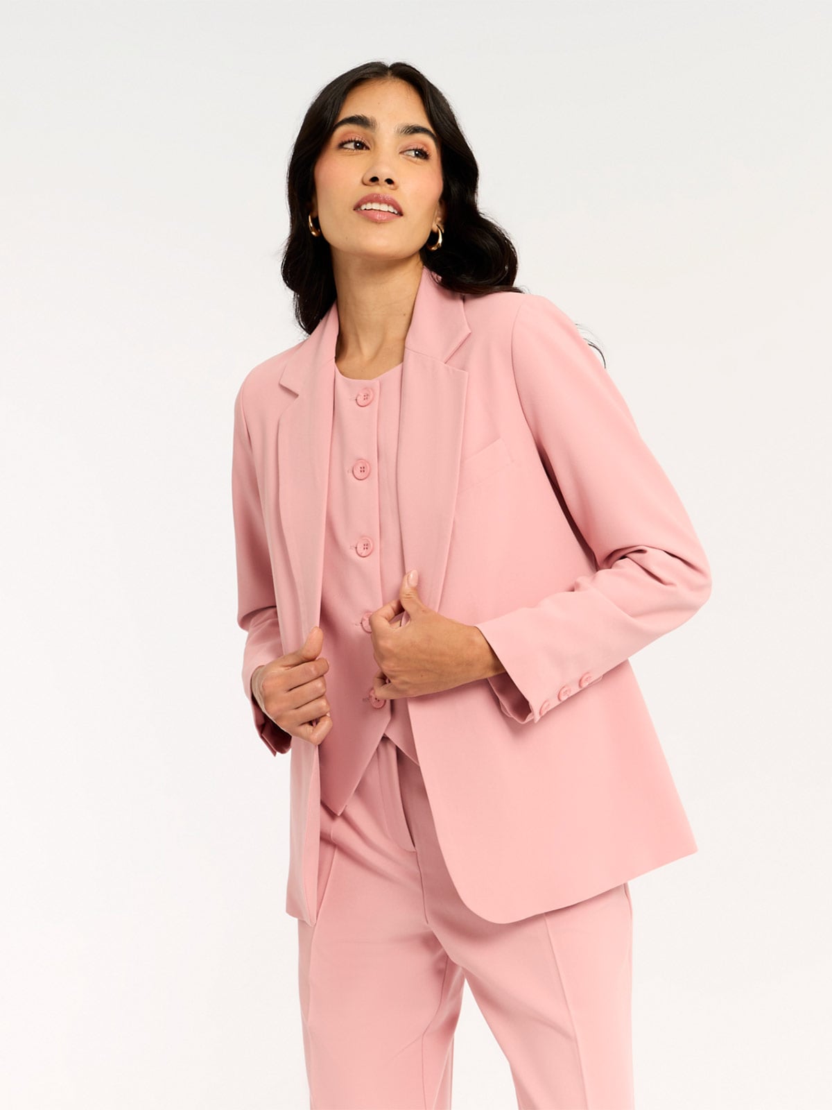 BLAZER MANGA LARGA MUJER MENTHA Y CHOCOLATE - 2
