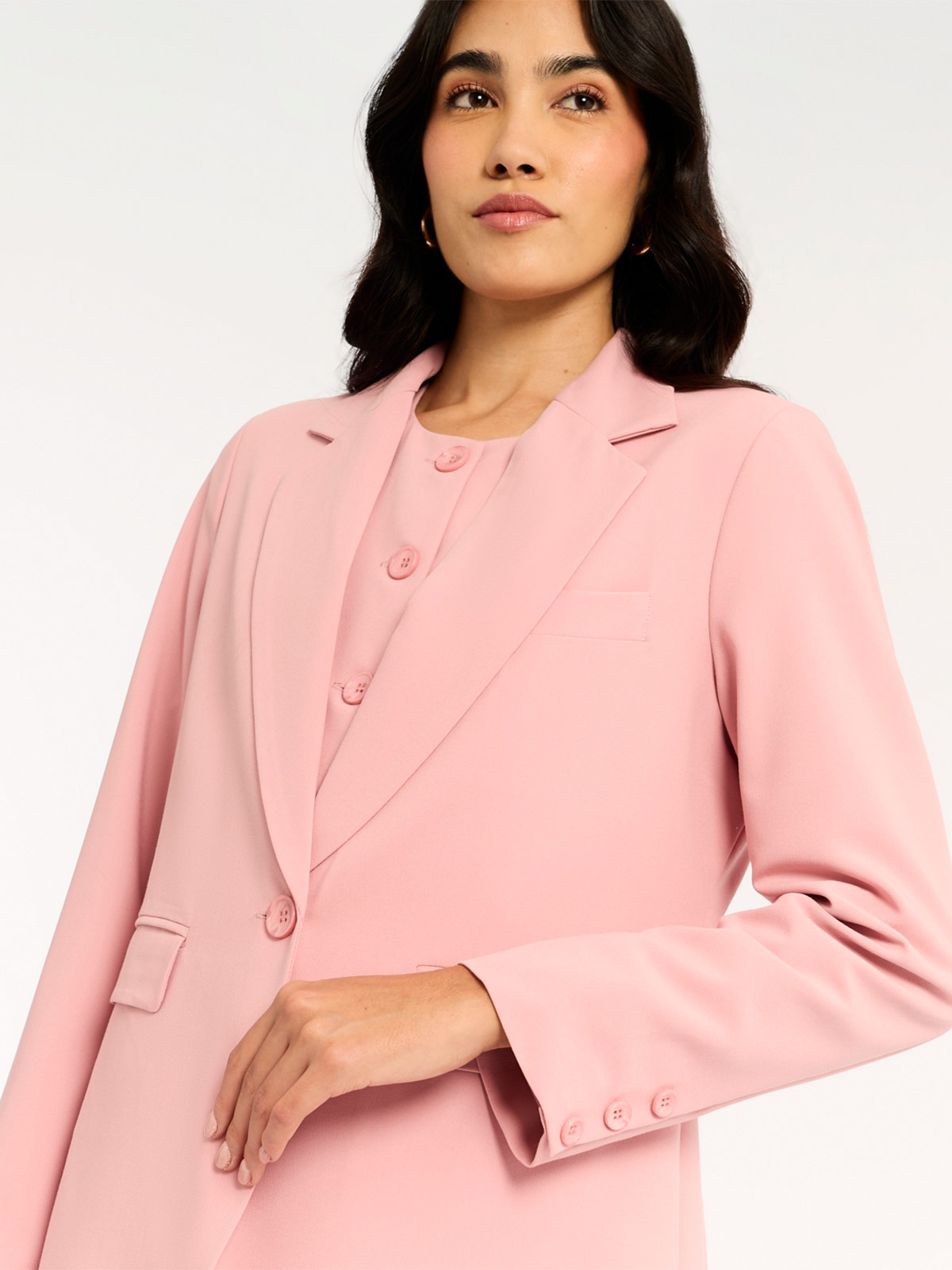 BLAZER MANGA LARGA MUJER MENTHA Y CHOCOLATE - 4