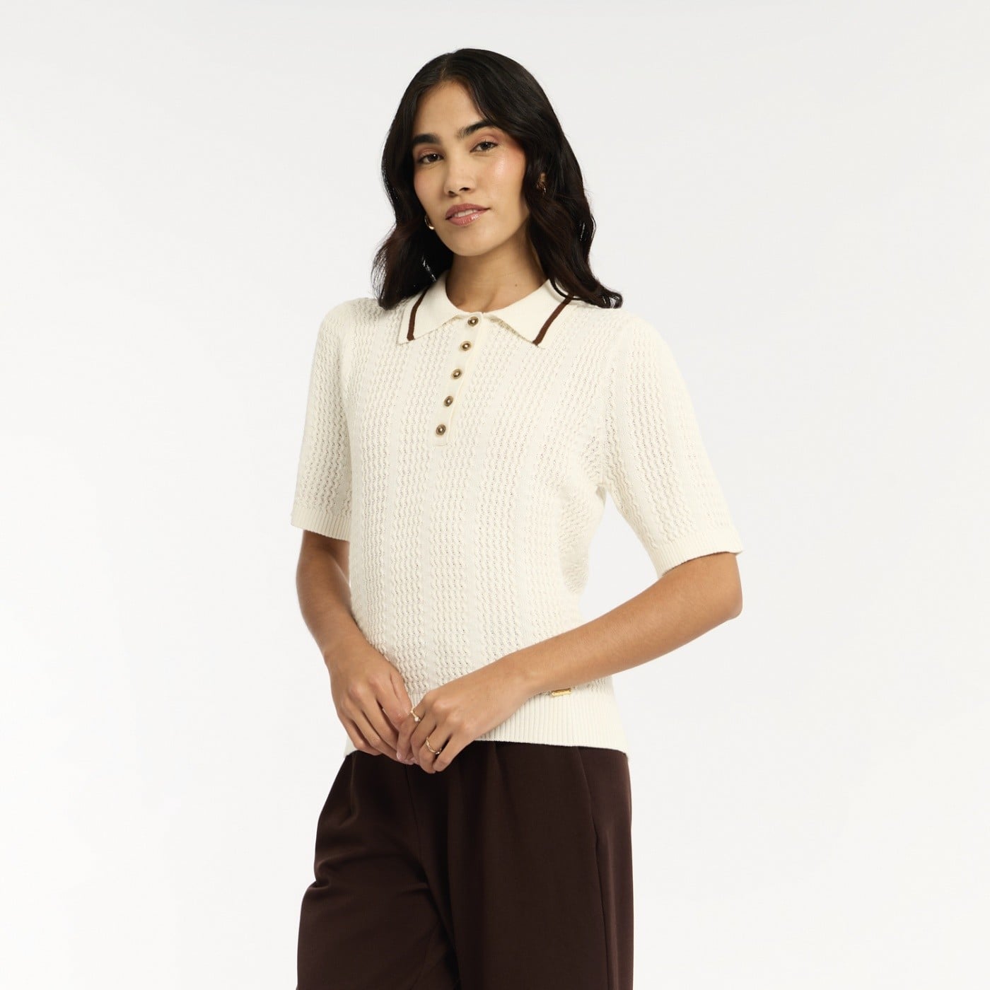 POLO MUJER MENTHA Y CHOCOLATE - 1