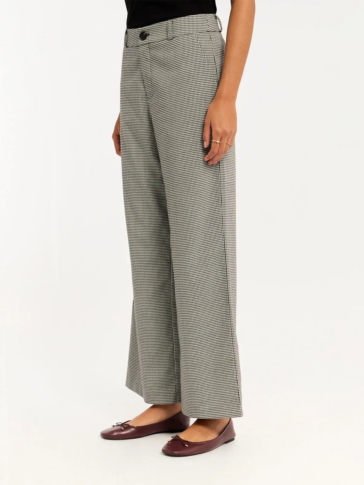PANTALÓN RECTO MUJER MENTHA Y CHOCOLATE - 2