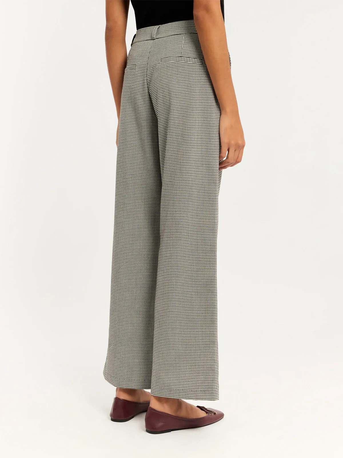 PANTALÓN RECTO MUJER MENTHA Y CHOCOLATE - 3