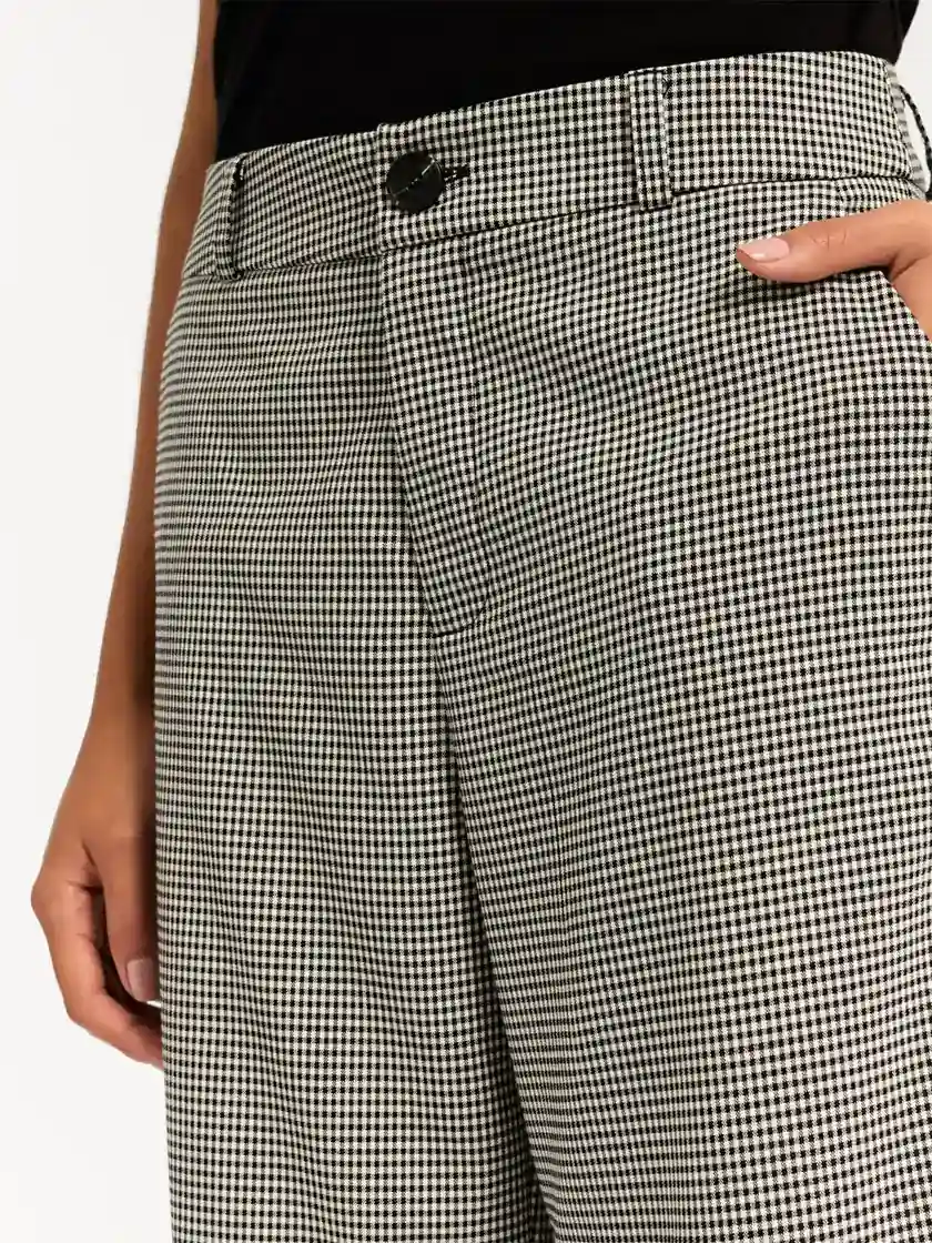 PANTALÓN RECTO MUJER MENTHA Y CHOCOLATE - 4