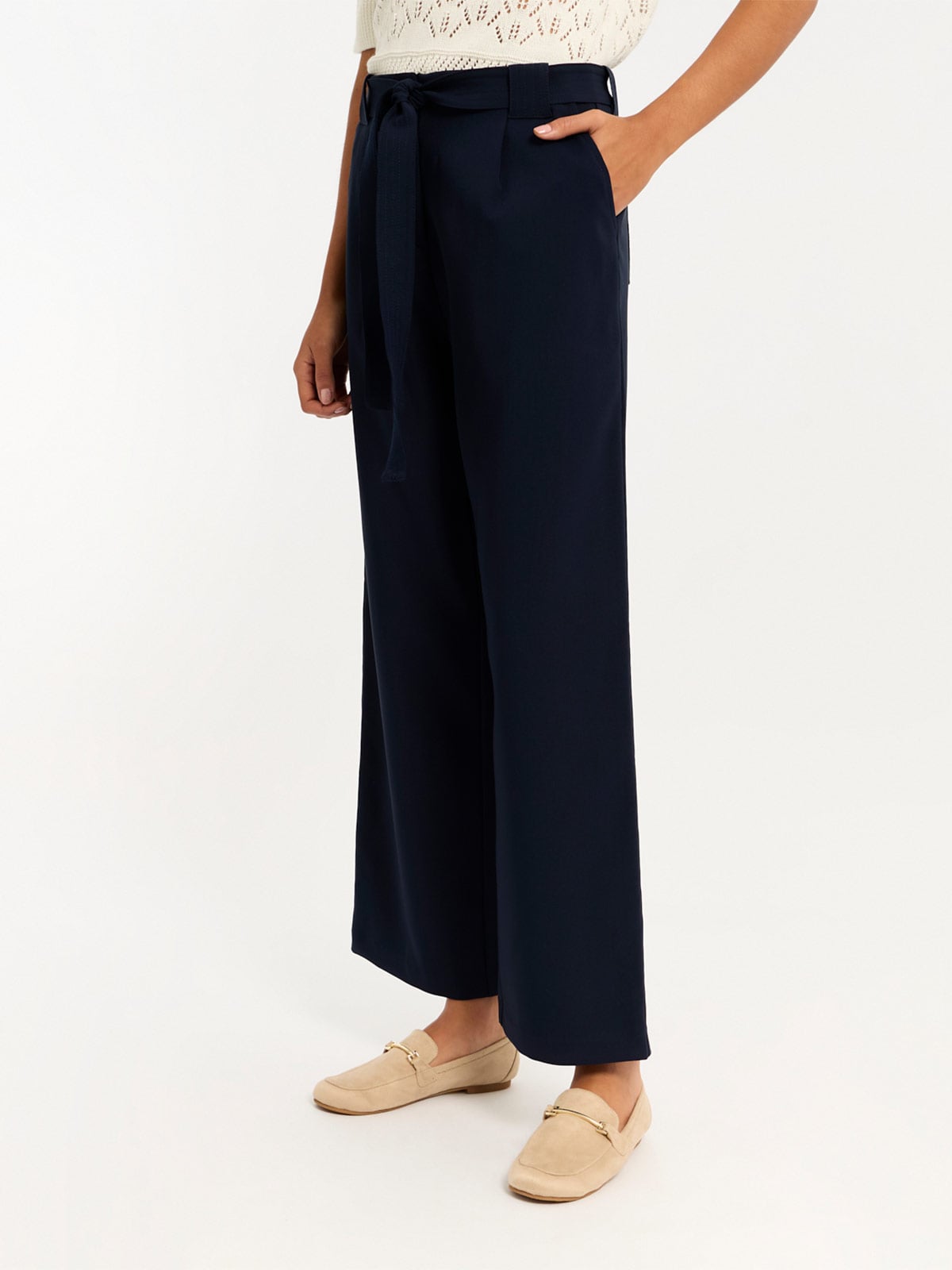 PANTALÓN RECTO MUJER MENTHA Y CHOCOLATE - 2