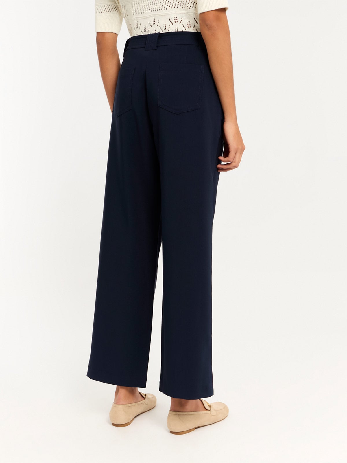 PANTALÓN RECTO MUJER MENTHA Y CHOCOLATE - 3