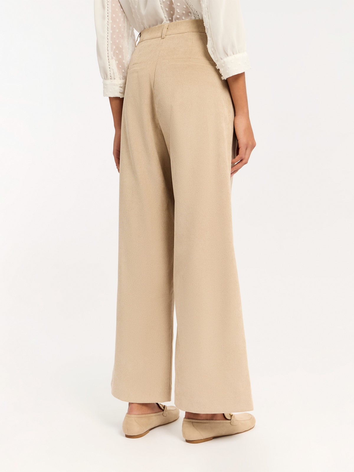 PANTALÓN WIDE LEG MUJER MENTHA Y CHOCOLATE - 3