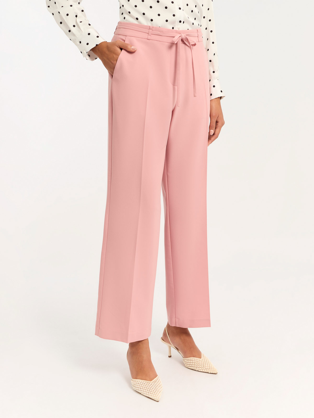 PANTALÓN RECTO MUJER MENTHA Y CHOCOLATE - 2