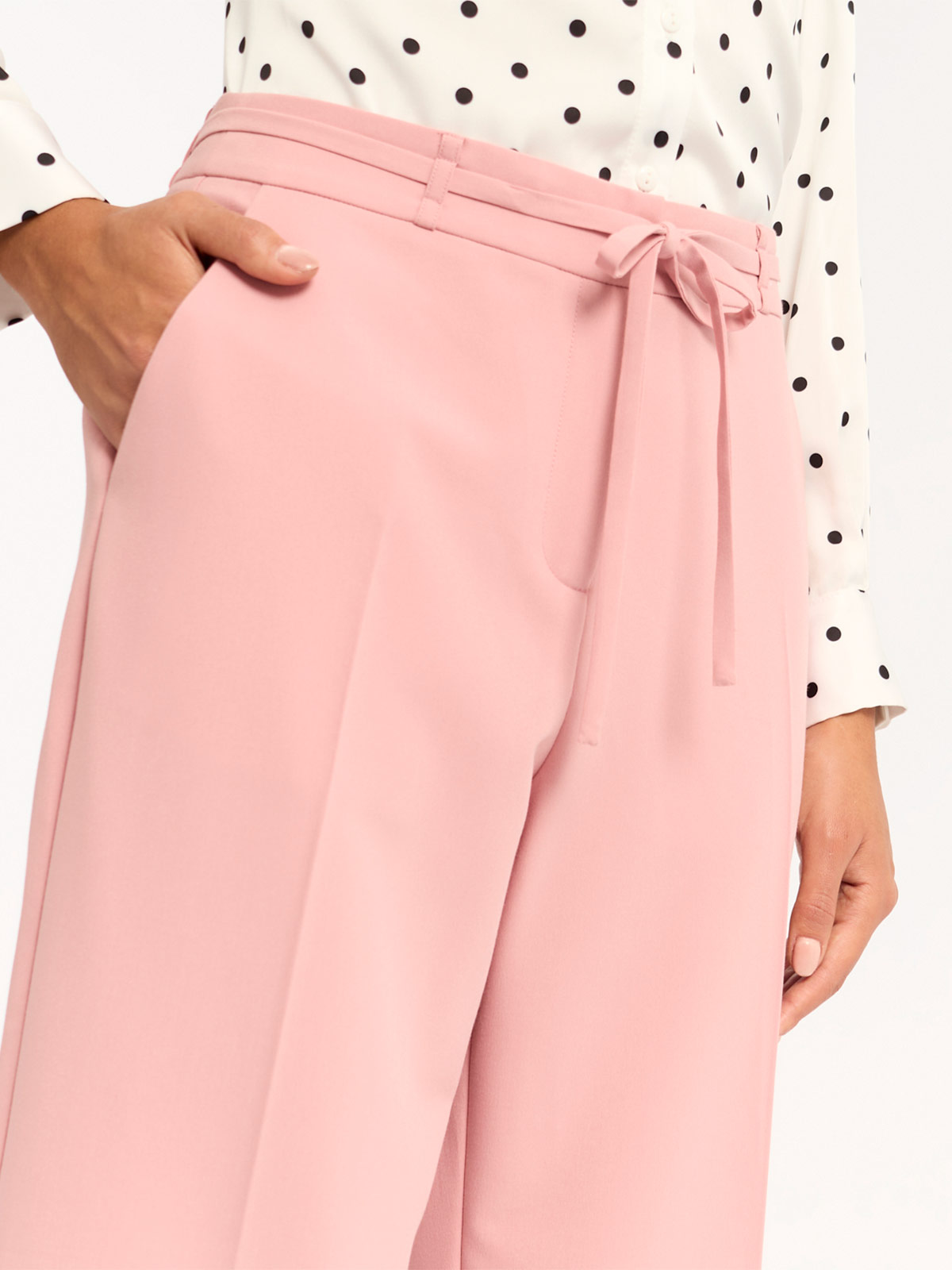 PANTALÓN RECTO MUJER MENTHA Y CHOCOLATE - 4