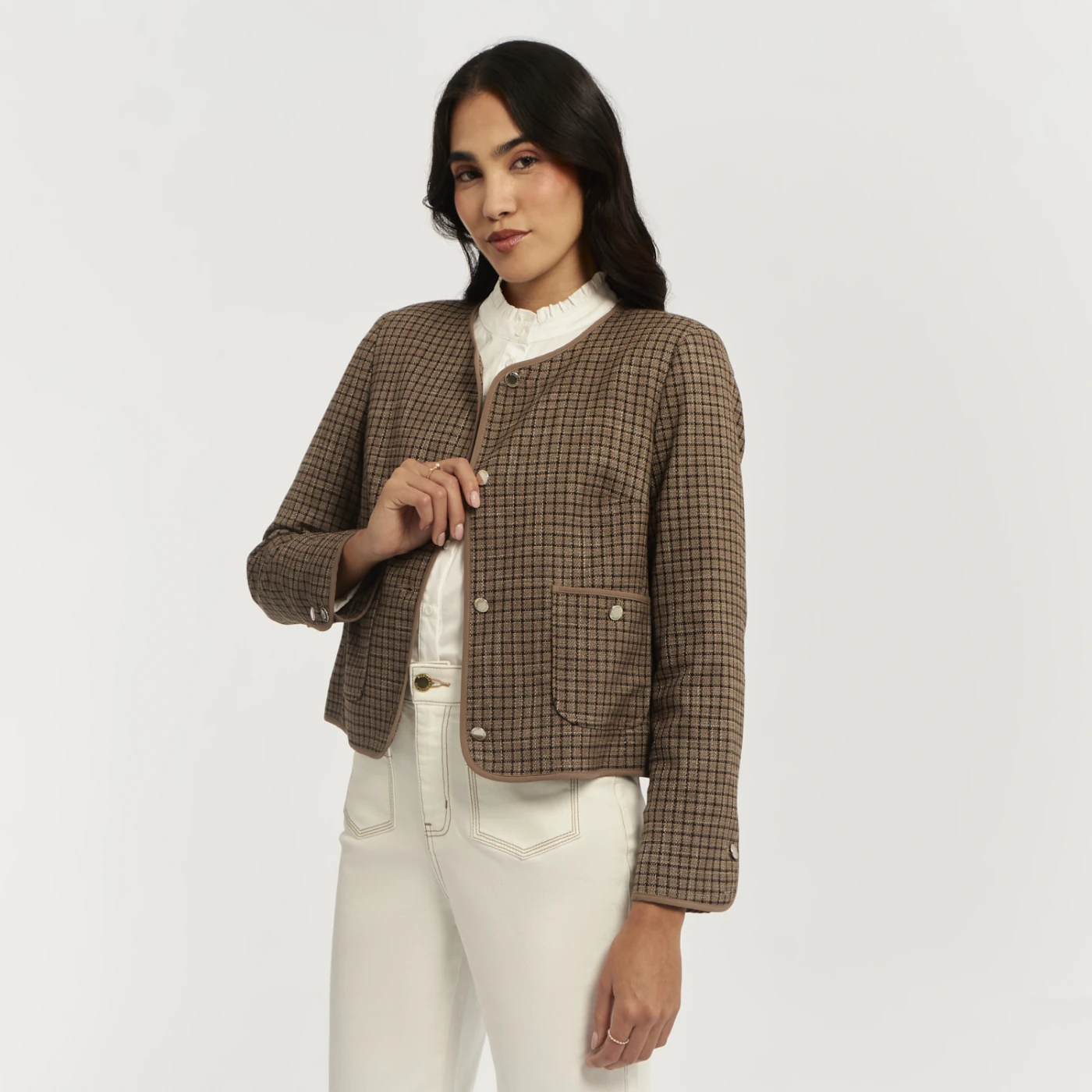 PANTALÓN WIDE LEG MUJER MENTHA Y CHOCOLATE ROCIO - 1
