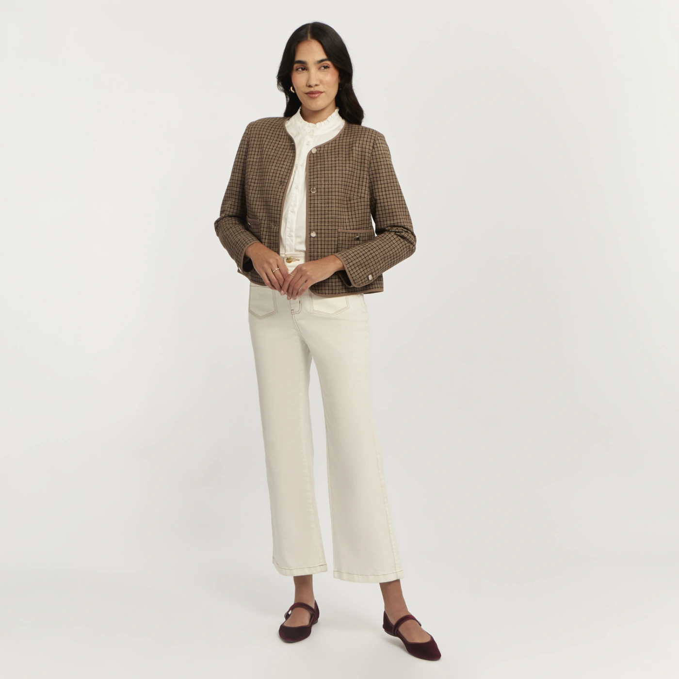 PANTALÓN WIDE LEG MUJER MENTHA Y CHOCOLATE ROCIO - 3