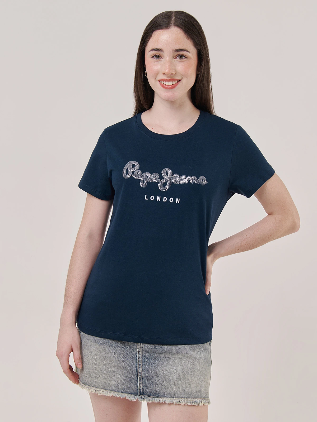 POLO MANGA CORTA ALGODÓN MUJER PEPE JEANS - 1