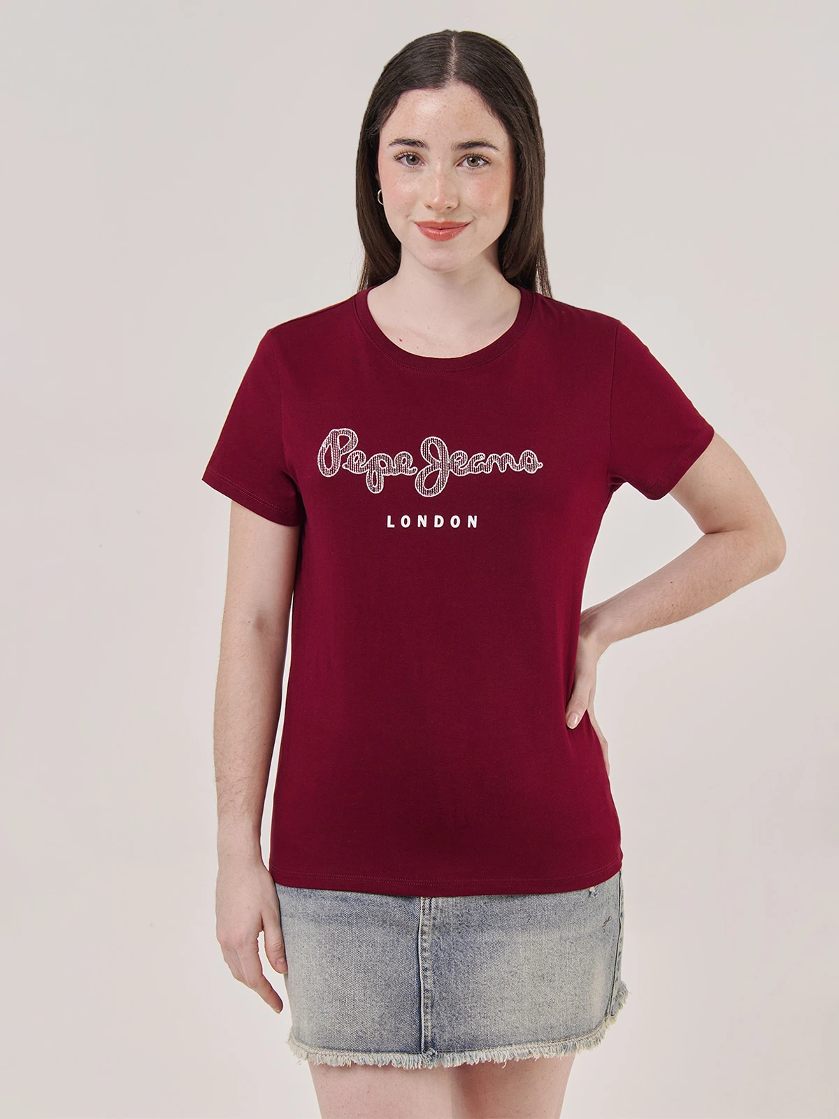 POLO MANGA CORTA ALGODÓN MUJER PEPE JEANS - 1