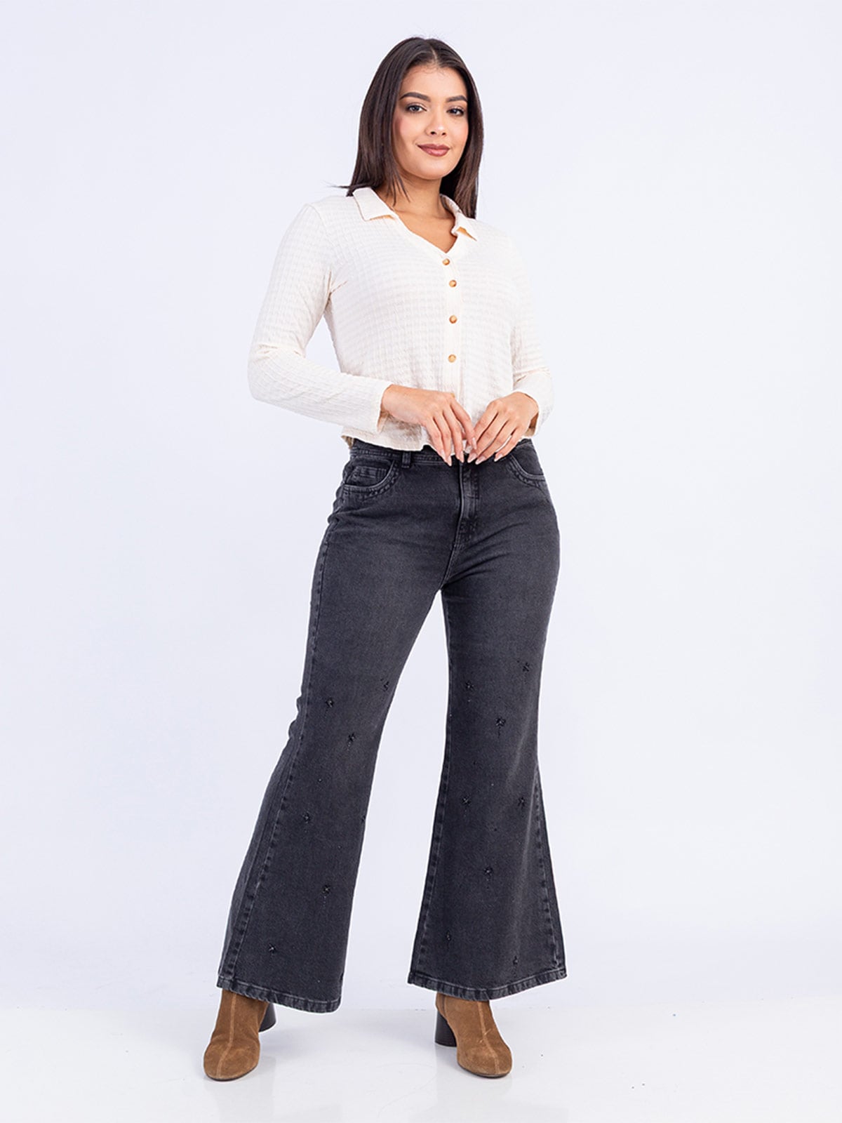 JEAN FLARE MUJER SODA BLUES TANNY - 1