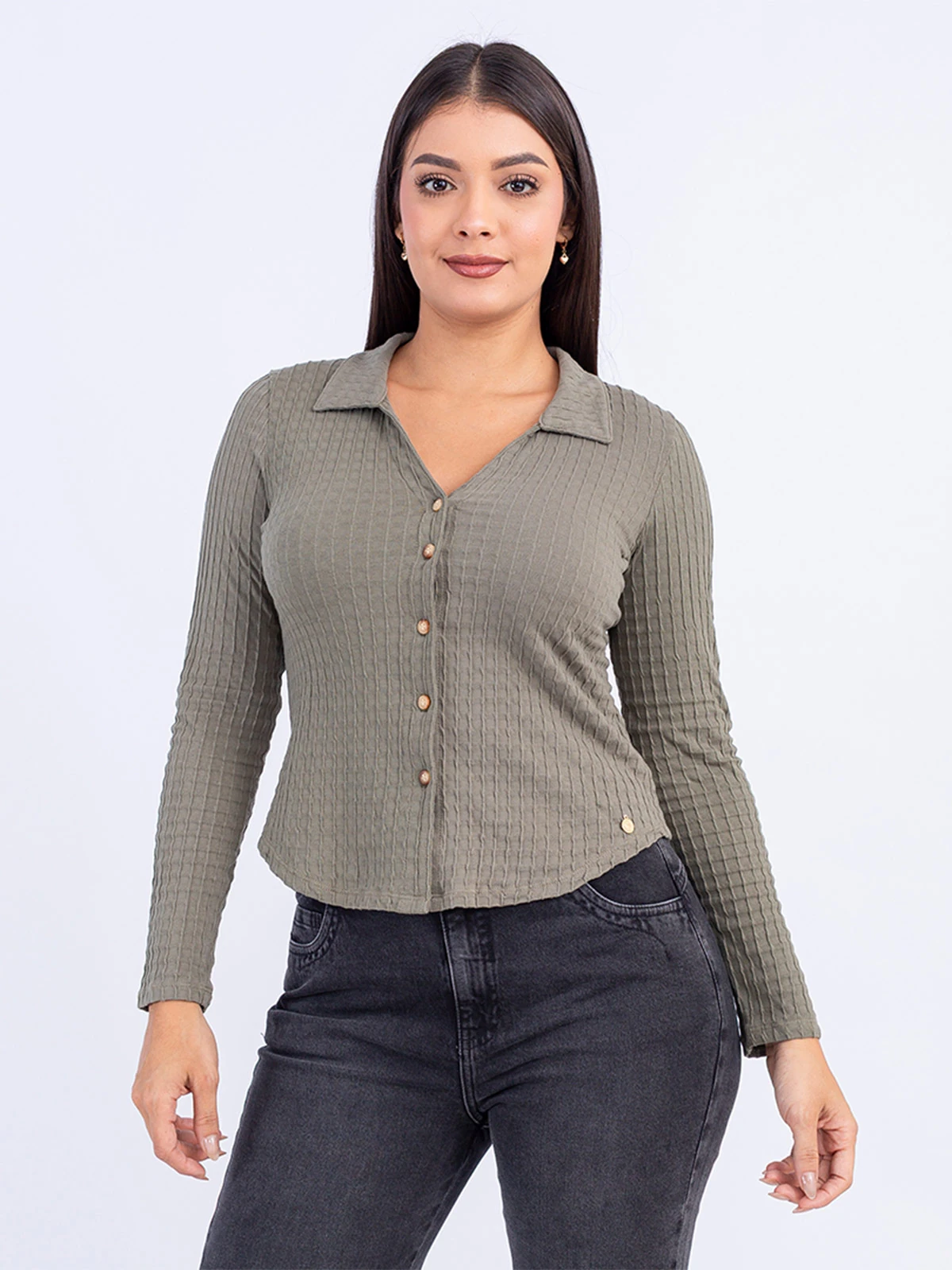 POLO MANGA LARGA MUJER SODA BLUES LAURAN - 1