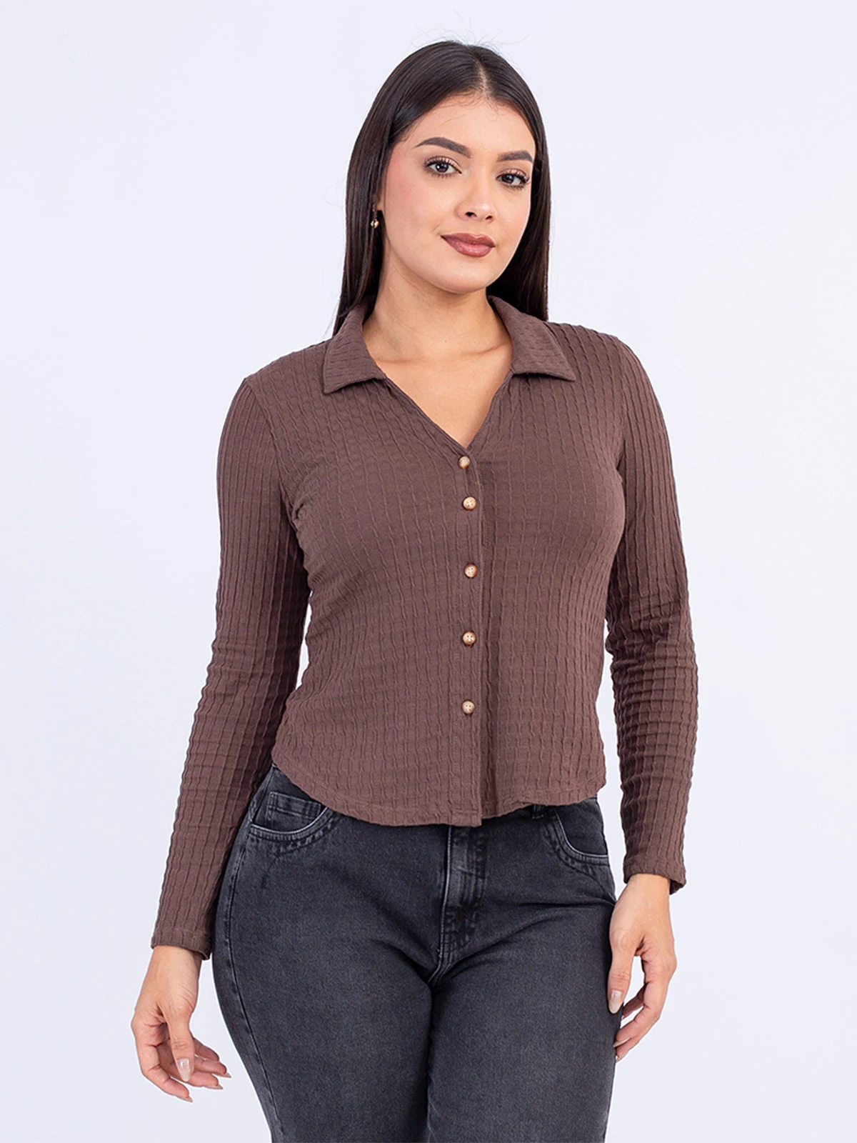 POLO MANGA LARGA MUJER SODA BLUES LAURAN - 1