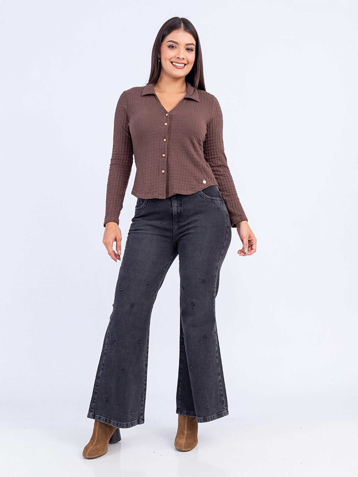 POLO MANGA LARGA MUJER SODA BLUES LAURAN - 4