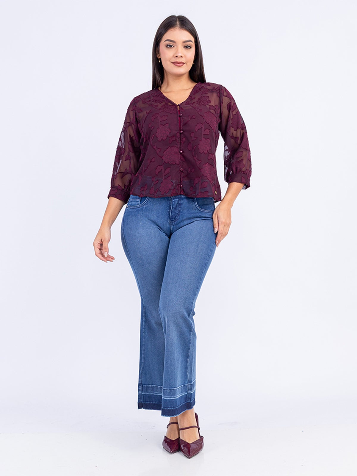 JEAN FLARE MUJER SODA BLUES FARADAY - 1