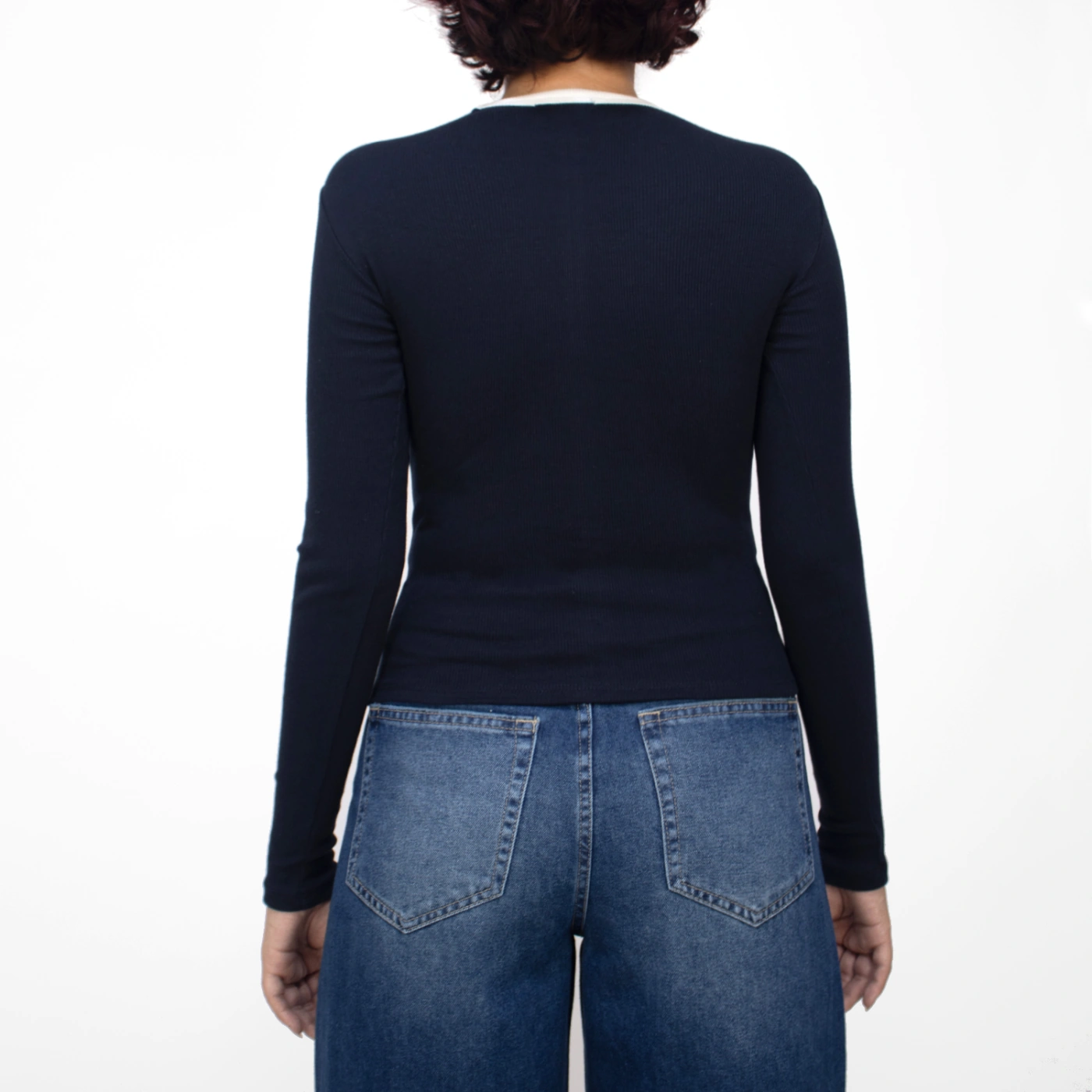 POLO ALGODÓN MANGA LARGA MUJER KAYRA POBLET PERFECT FIT RIB ISA - 3