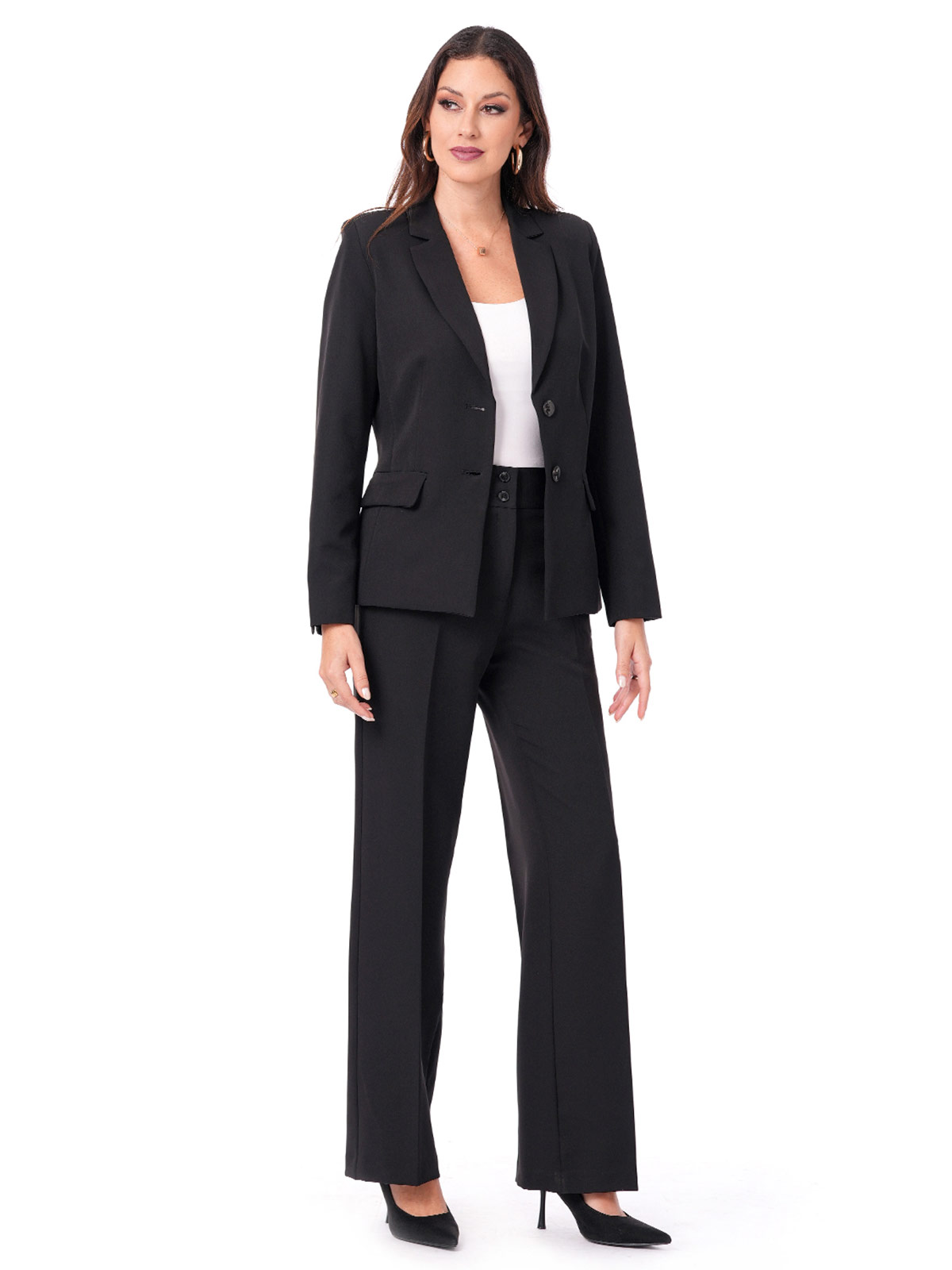 PANTALÓN RECTO MUJER CP MODA DE COLECCIÓN QUEBEC  - 1
