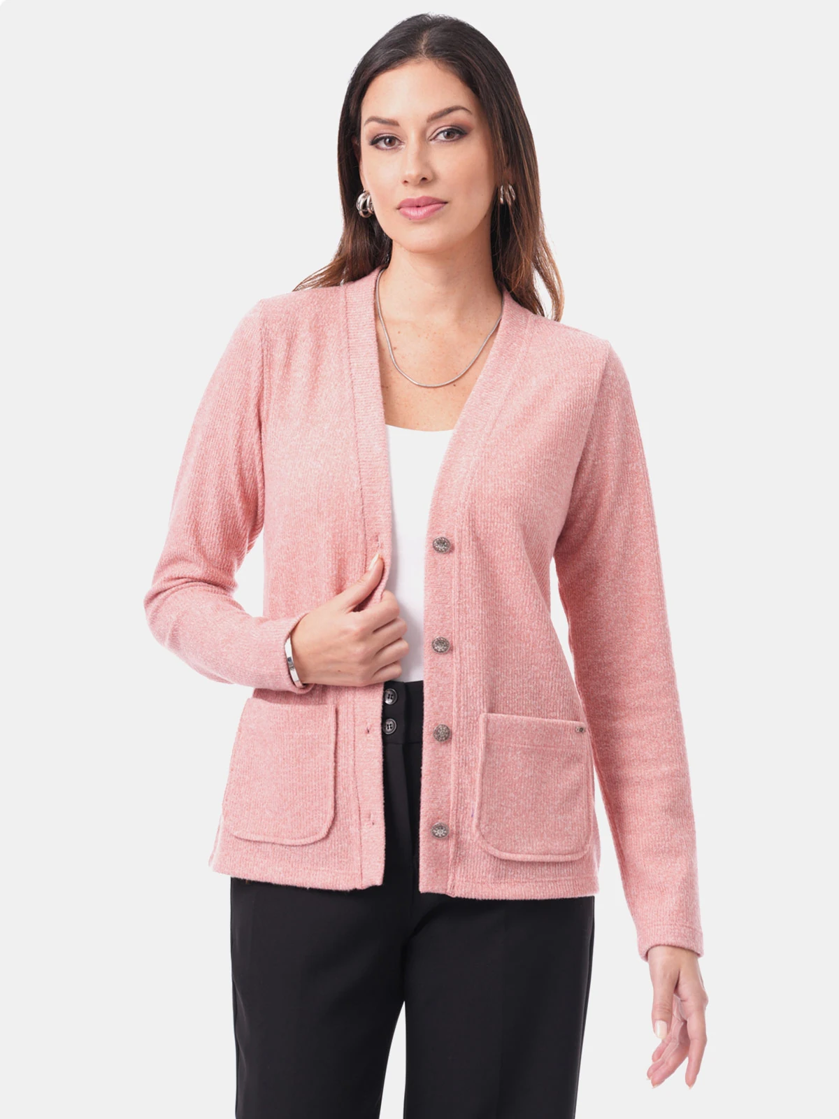 CHOMPA MANGA LARGA MUJER CP MODA DE COLECCIÓN - 1