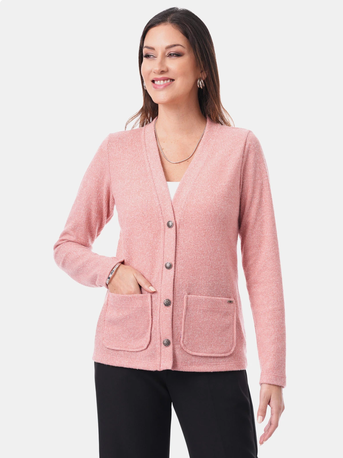 CHOMPA MANGA LARGA MUJER CP MODA DE COLECCIÓN - 3